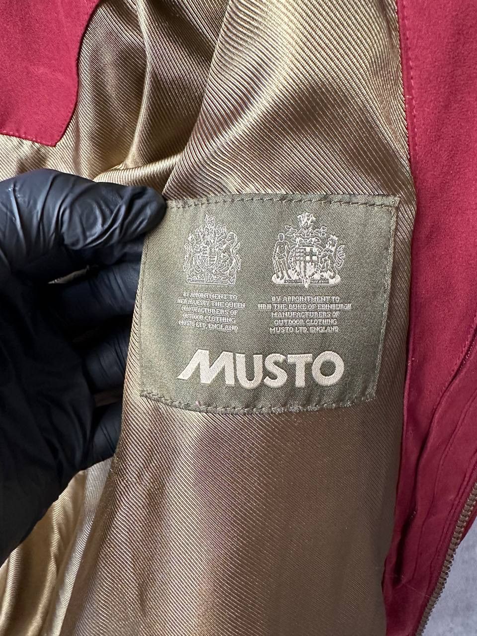 Designer × Musto × Vintage Musto Purple Label Jacket Burgundy Zip Buttons Coat Belted Size M / US 6-8 / IT 42-44 - 13 Thumbnail