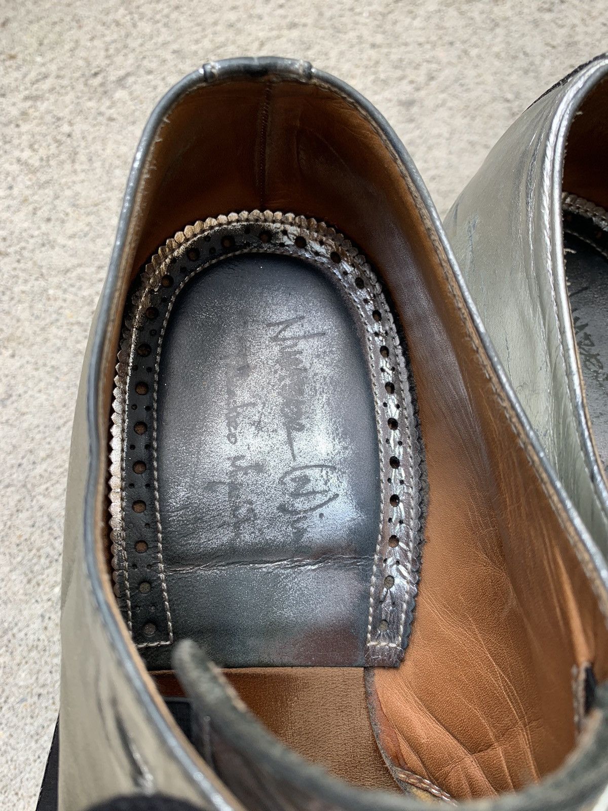 Number (N)ine Number (N)ine SS04 Silver Derby Shoes Size US 9 / EU 42 - 19 Thumbnail