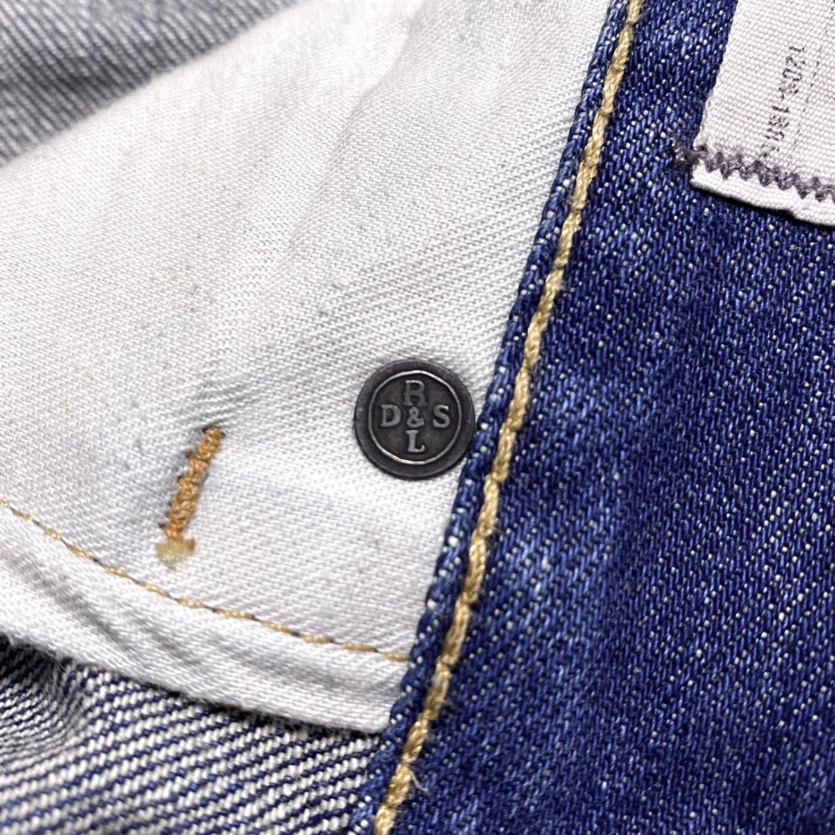 Denim & Supply Ralph Lauren DSRL Ralph Lauren Washed Blue Distressed Denim Jeans Size US 34 / EU 50 - 10 Thumbnail