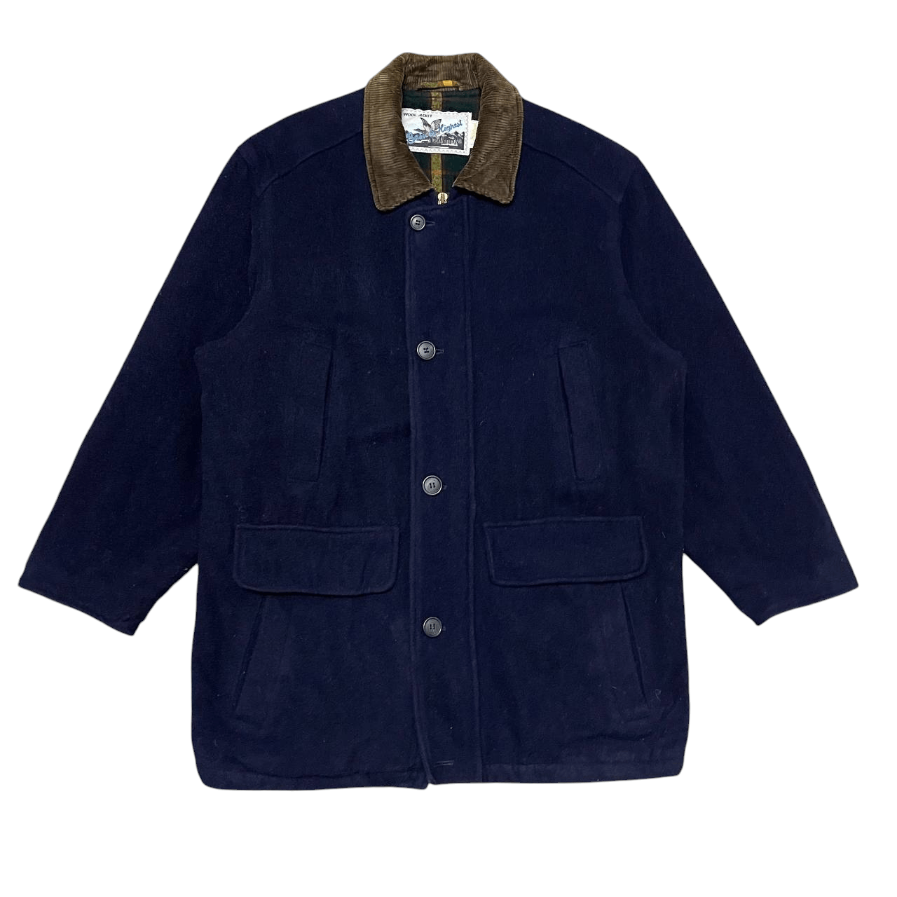 Japanese Brand Vintage Machope Hunting Wool Jacket Size US L / EU 52-54 / 3 - 1 Thumbnail