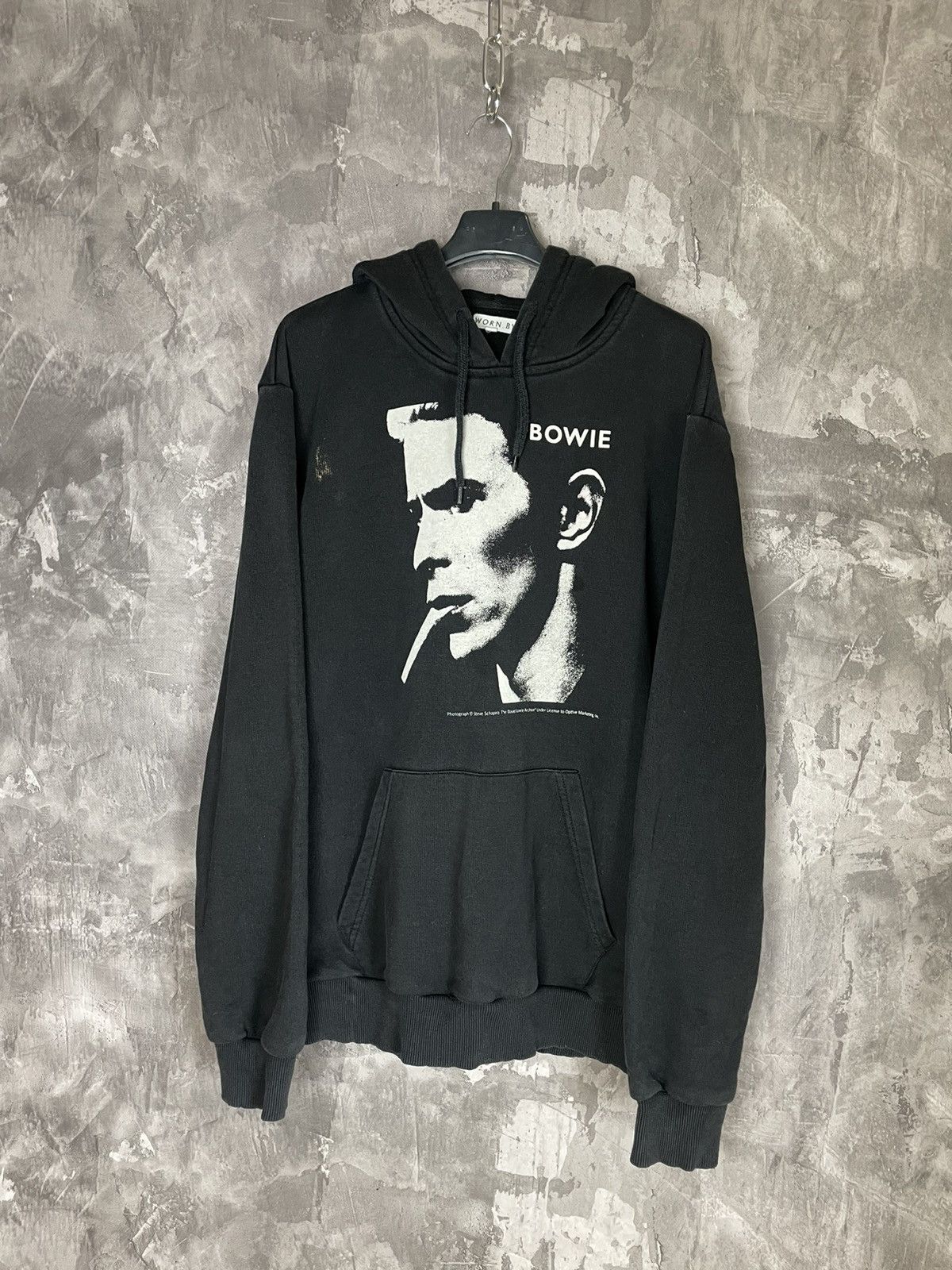 Band Tees × Vintage Vintage David Bowie Archival Big Logo Y2K Hoodie Size US L / EU 52-54 / 3 - 1 Thumbnail