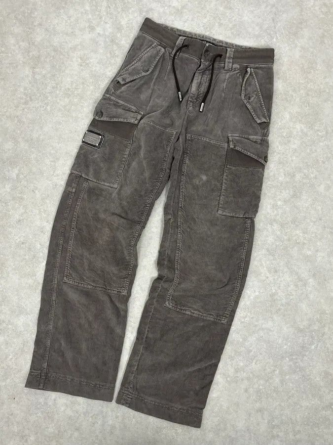 Dolce & Gabbana Dolce & Gabbana Grey Multipockets Cargo Pants Size US 31 - 7 Thumbnail