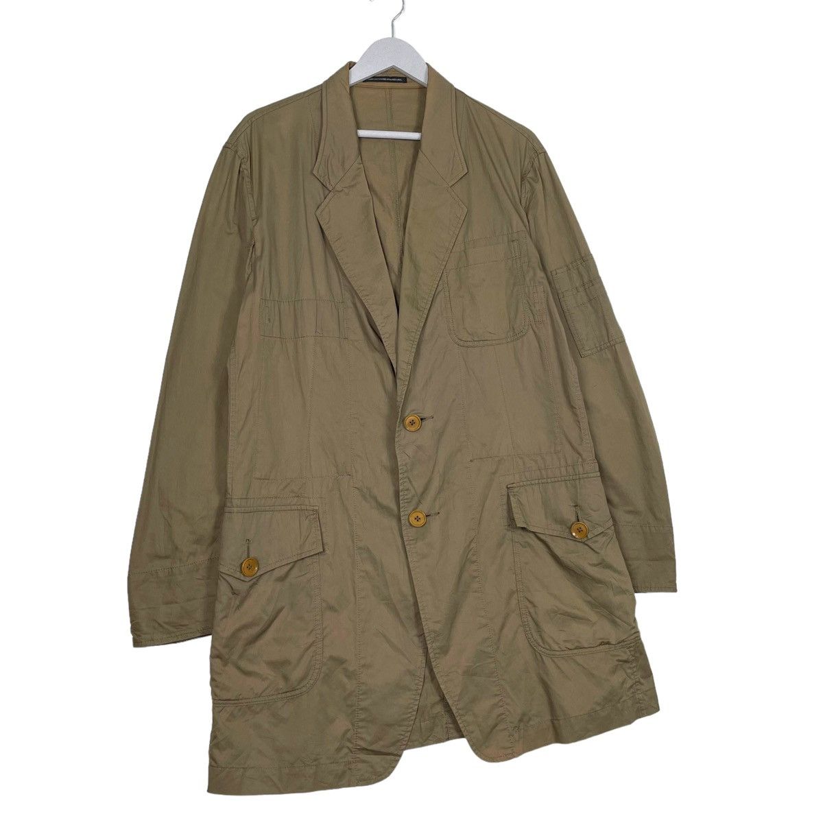 Y's × Yohji Yamamoto 💥Y's BY YOHJI YAMAMOTO CHORE LOOSE BUTTON JACKET Size US L / EU 52-54 / 3 - 3 Thumbnail
