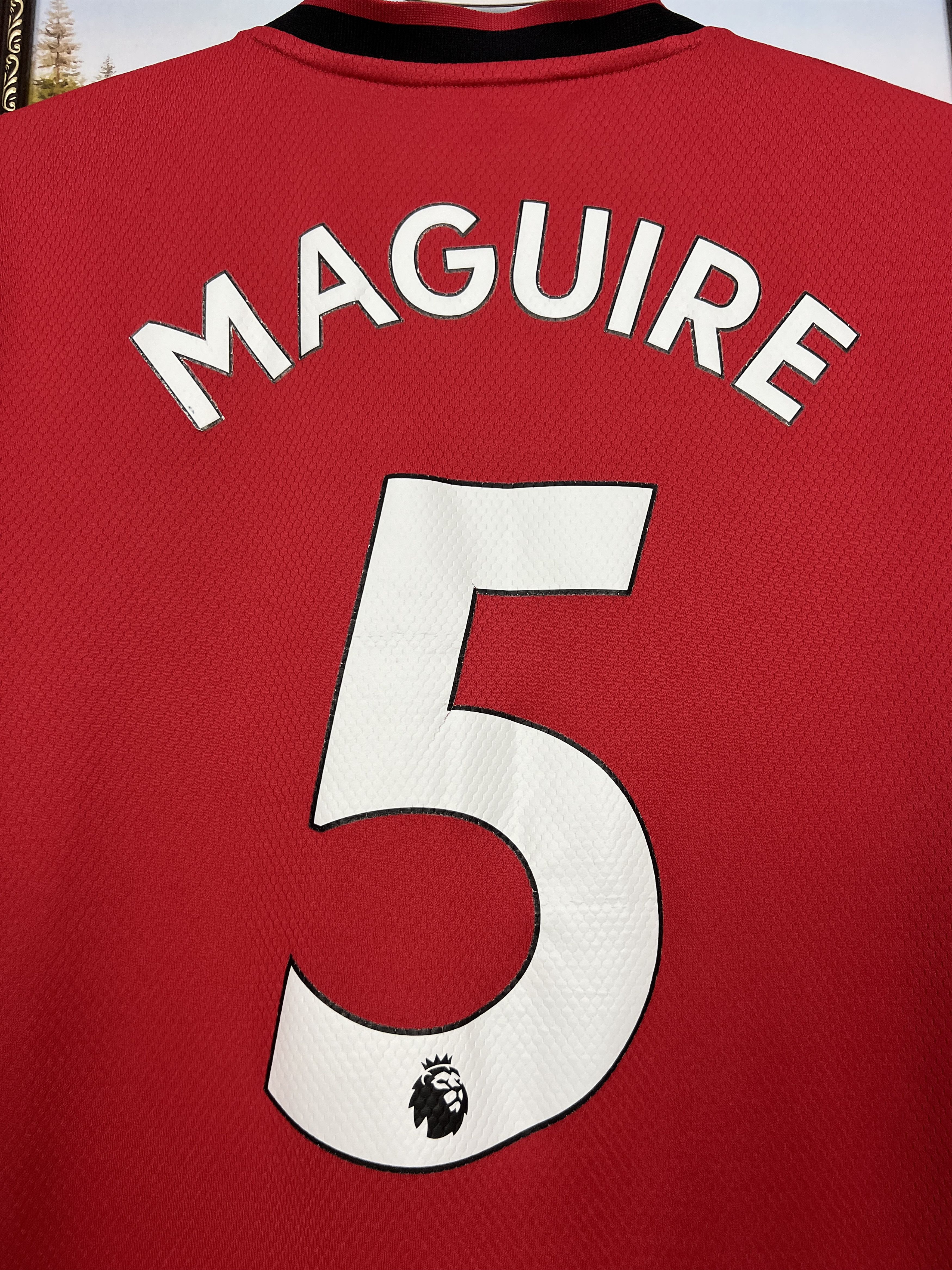 Adidas Manchester United Home football shirt 2019 #5 Maguire Adidas Size US M / EU 48-50 / 2 - 2 Thumbnail