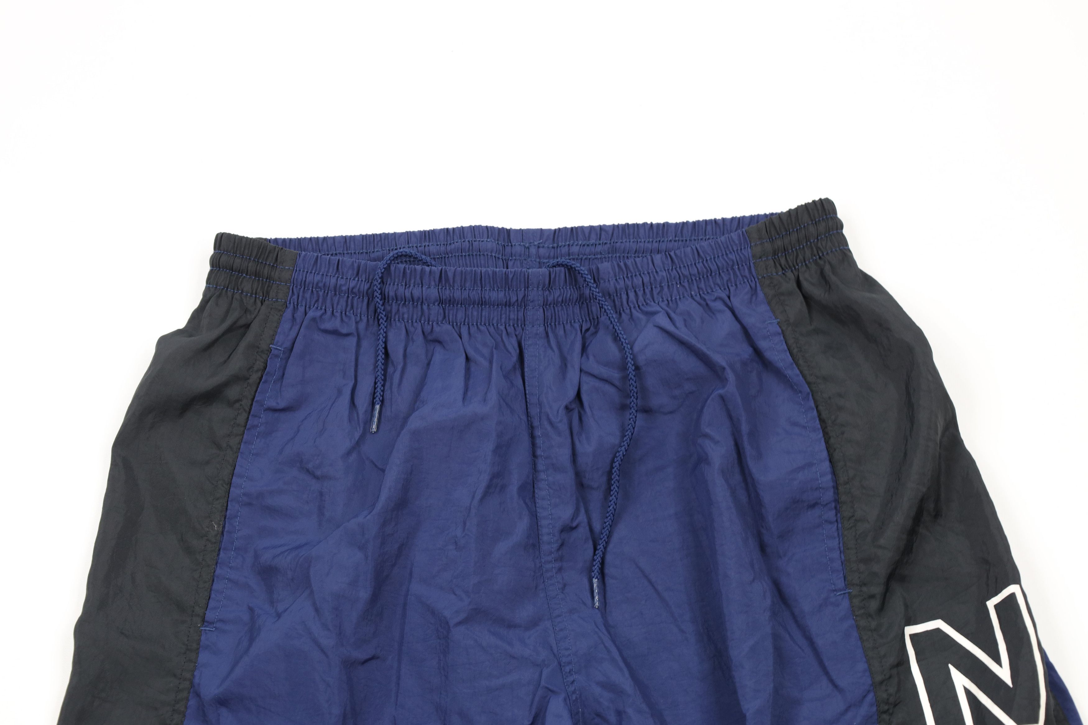 Nike × Vintage Vintage 90s Nike Block Letter Nylon Joggers Jogger Pants Size 34 - 2 Thumbnail