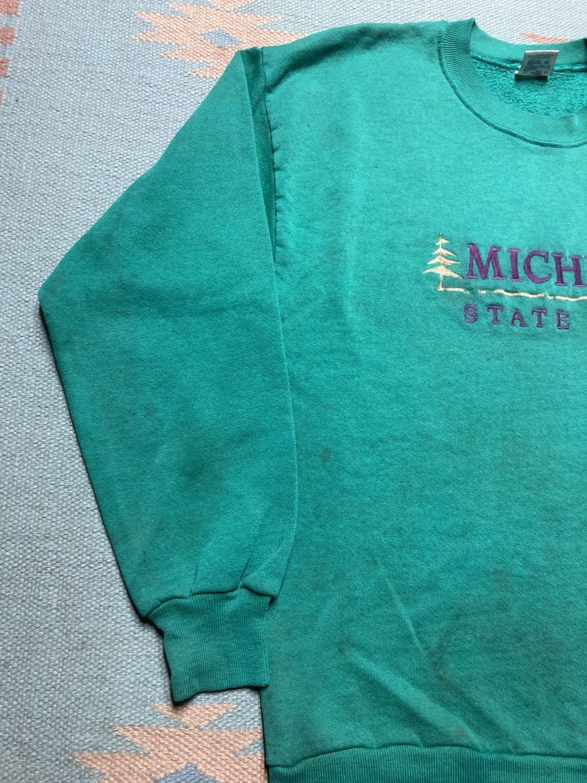 Vintage 80s crewneck sweatshirt Michigan state parks distressed L Size US L / EU 52-54 / 3 - 3 Thumbnail