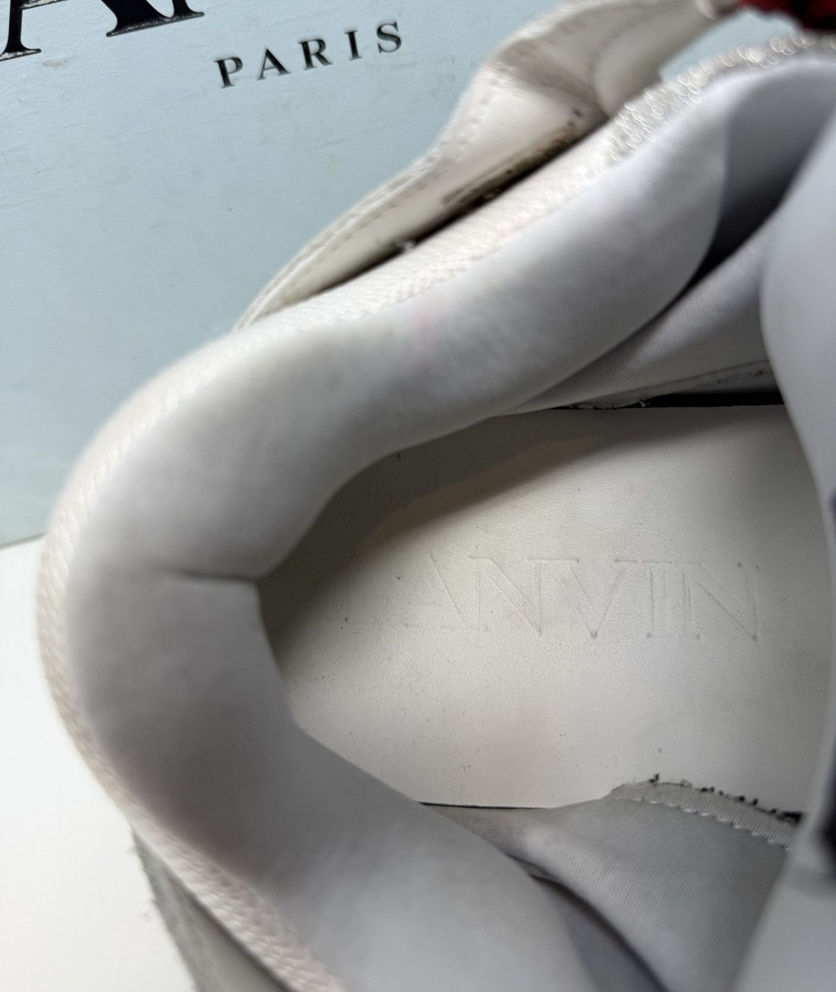 Lanvin Lanvin Curb Sneaker White Glitter Size US 10 / EU 43 - 8 Thumbnail