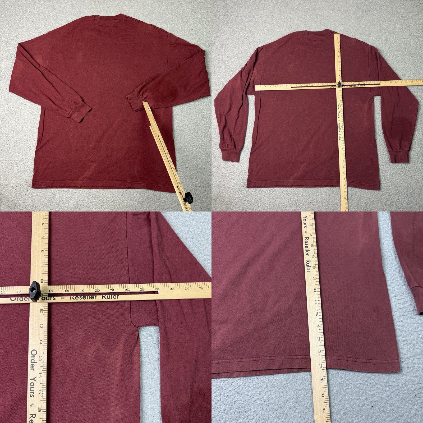 Vintage VINTAGE Top Heavy Shirt Mens XL Red Skull Flames Grunge Distressed 2000s T-Shirt Long Sleeve Crew Neck Graphic Print Size US XL / EU 56 / 4 - 9 Thumbnail