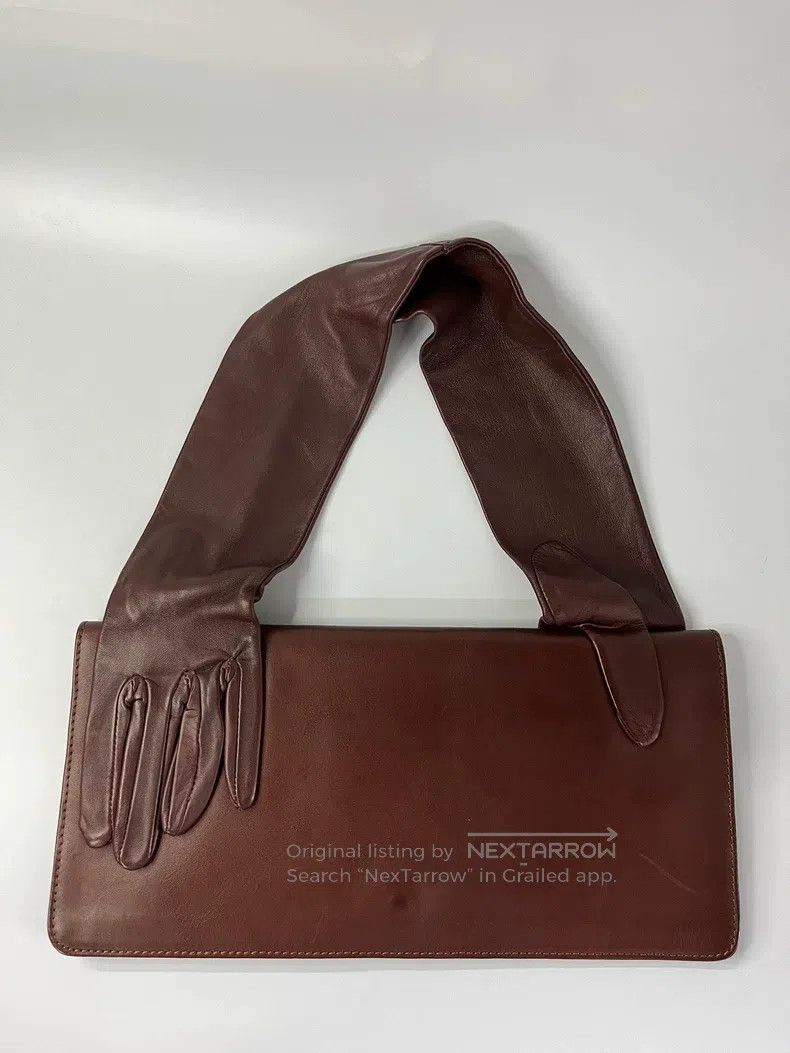 Maison Margiela Maison Margiela Maroon Glove Bag Handbag Size ONE SIZE - 3 Thumbnail
