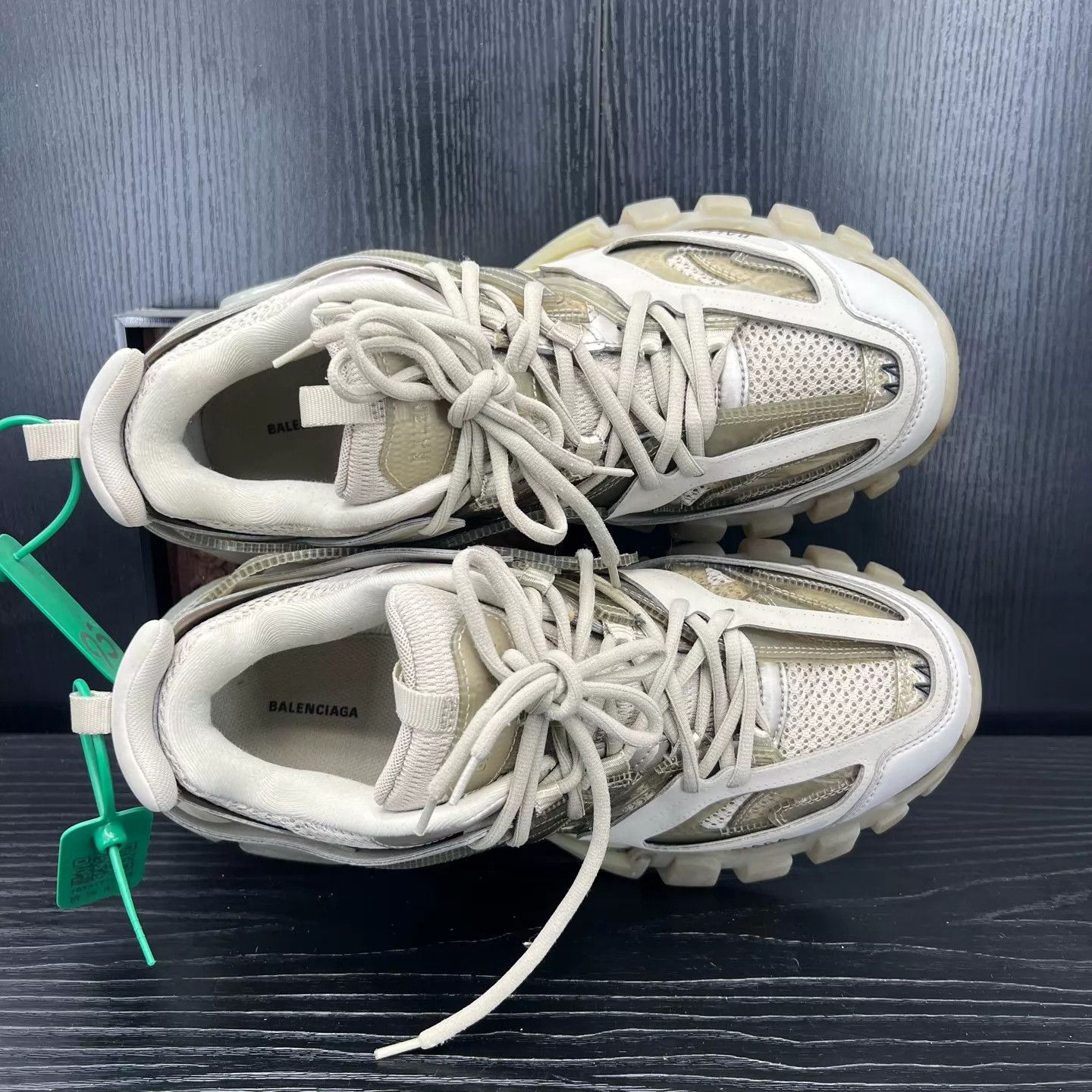 Balenciaga Balenciaga Track Gray/White 44 w/ Minor Wear, Oxidized Beige Size US 11 / EU 44 - 7 Thumbnail