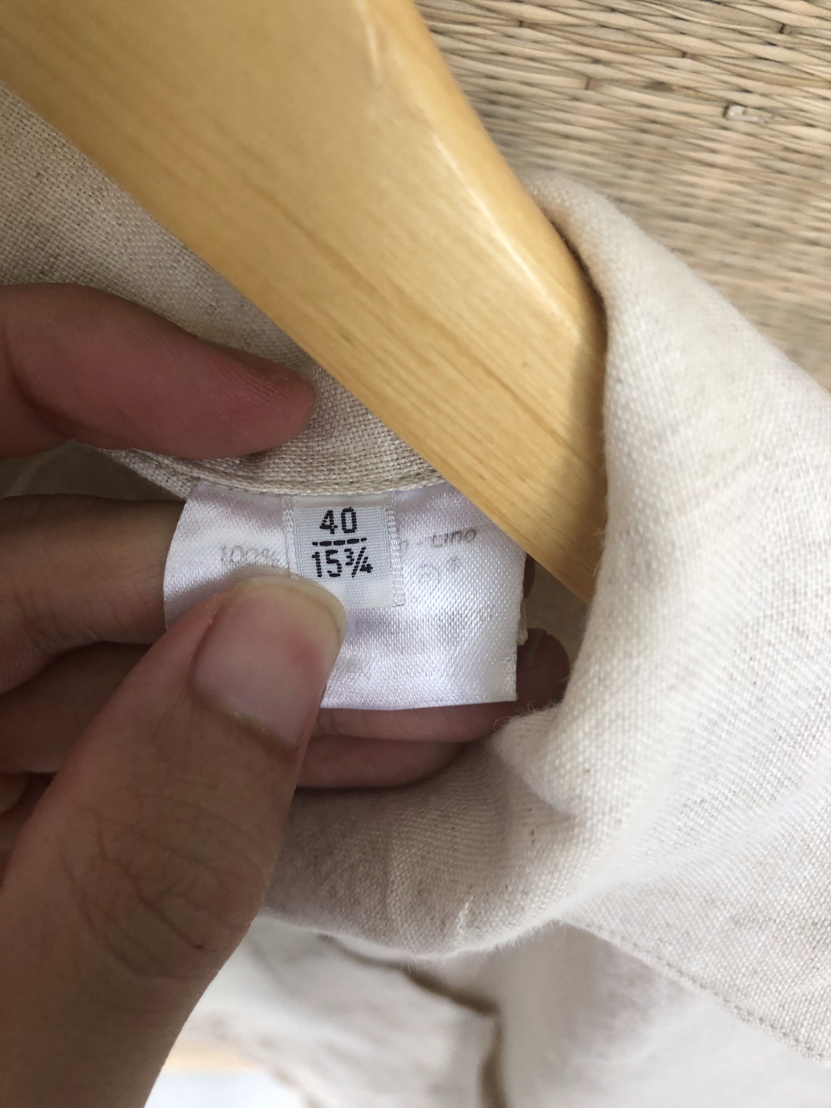 Hermes oatmeal linen shirt Size US S / EU 44-46 / 1 - 4 Thumbnail