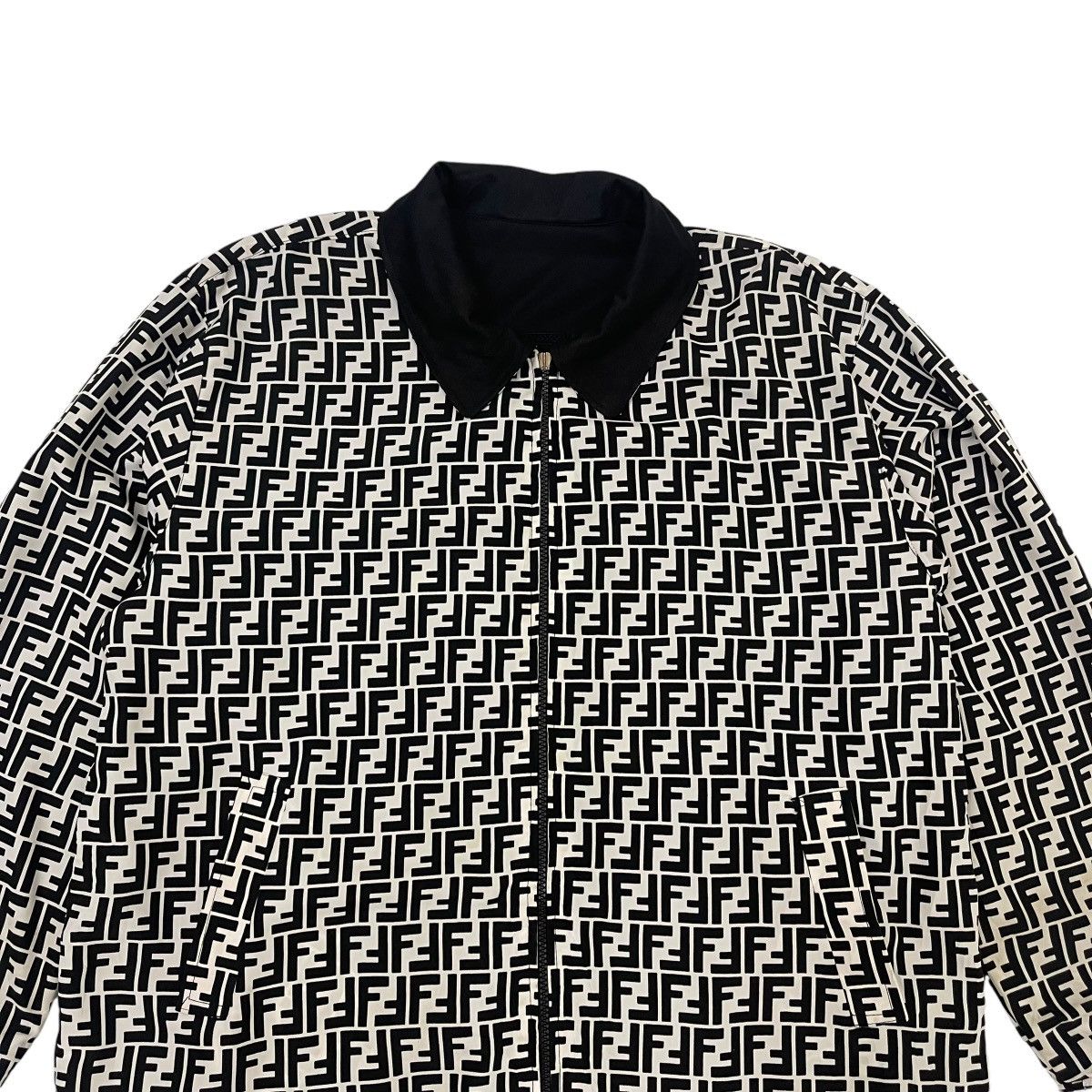 Fendi 🔥Vintage Fendi Monogram Reversible Jacket Size US L / EU 52-54 / 3 - 6 Thumbnail