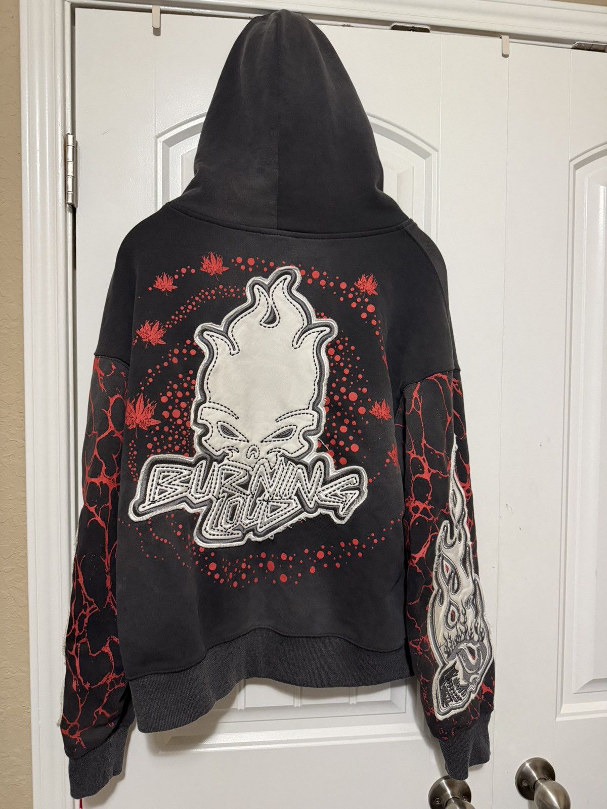 Other Burning Loud skull hoodie patchwork Size US M / EU 48-50 / 2 - 2 Thumbnail