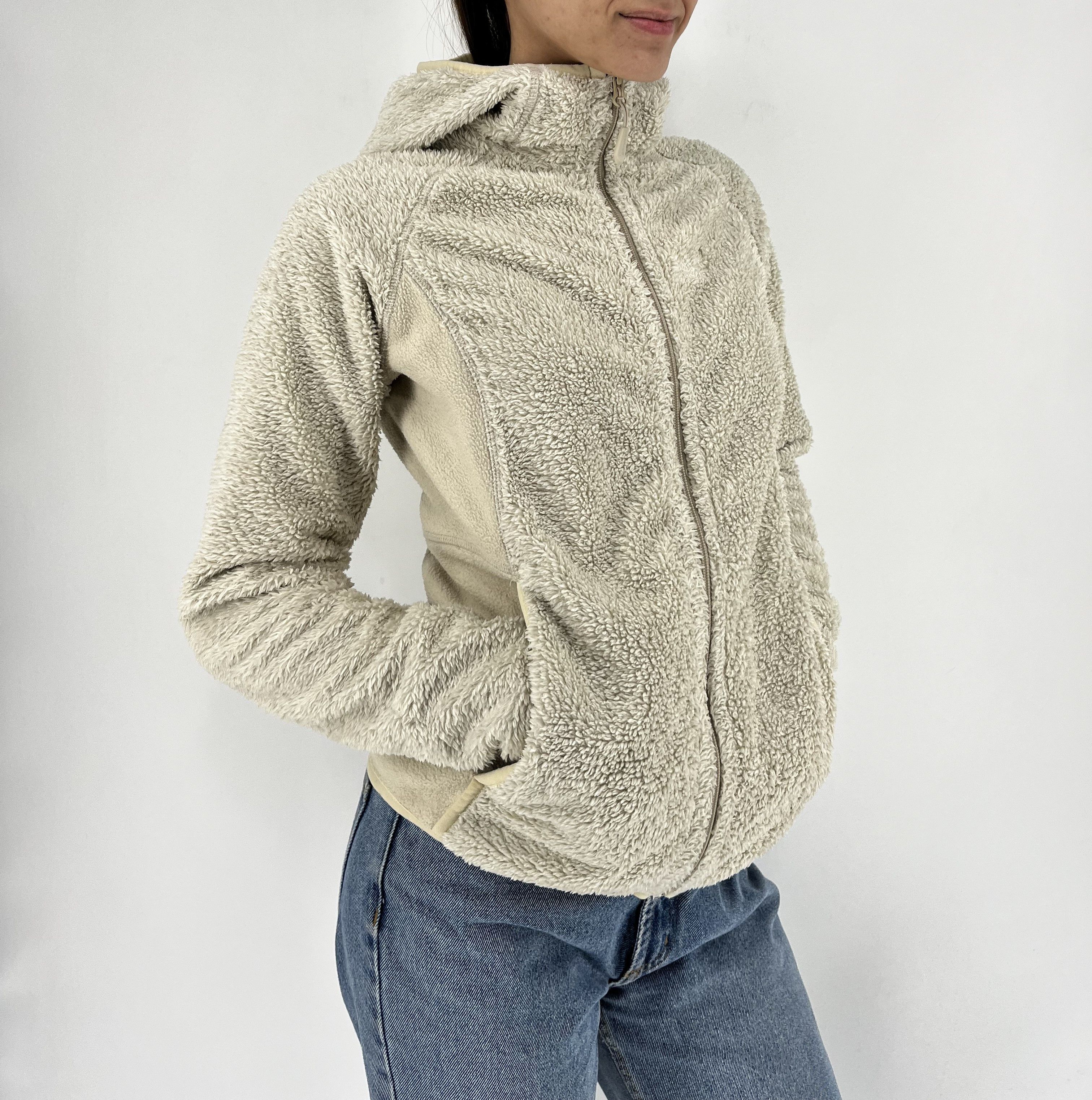 Jack Wolfskin × Vintage Vintage Jack Wolfskin Big Paw Teddy Fleece Zip Hoodie Size S / US 4 / IT 40 - 5 Thumbnail