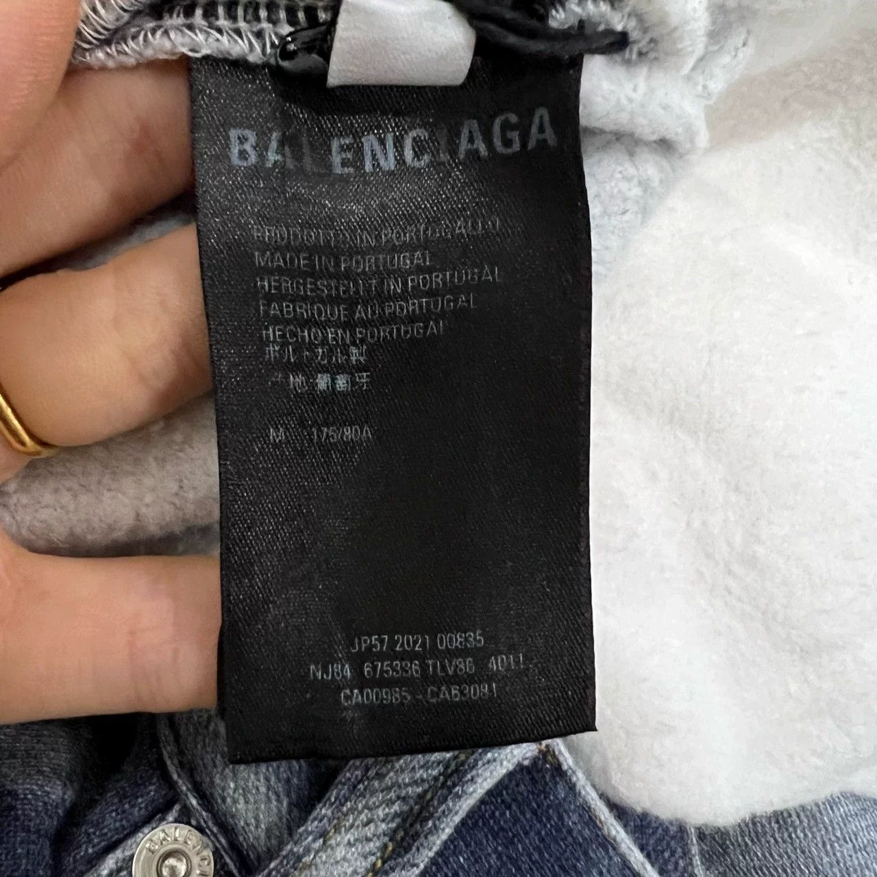 Balenciaga Balenciaga Distressed Denim Jeans Size US 34 / EU 50 - 4 Thumbnail