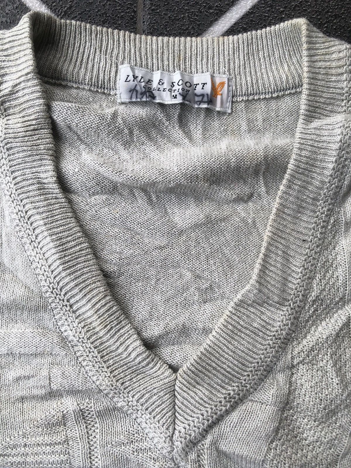 Japanese Brand × Le Grande Bleu (L.G.B.) × Lyle & Scott Lyle & Scoot l Knittwear V neck Size US M / EU 48-50 / 2 - 4 Thumbnail