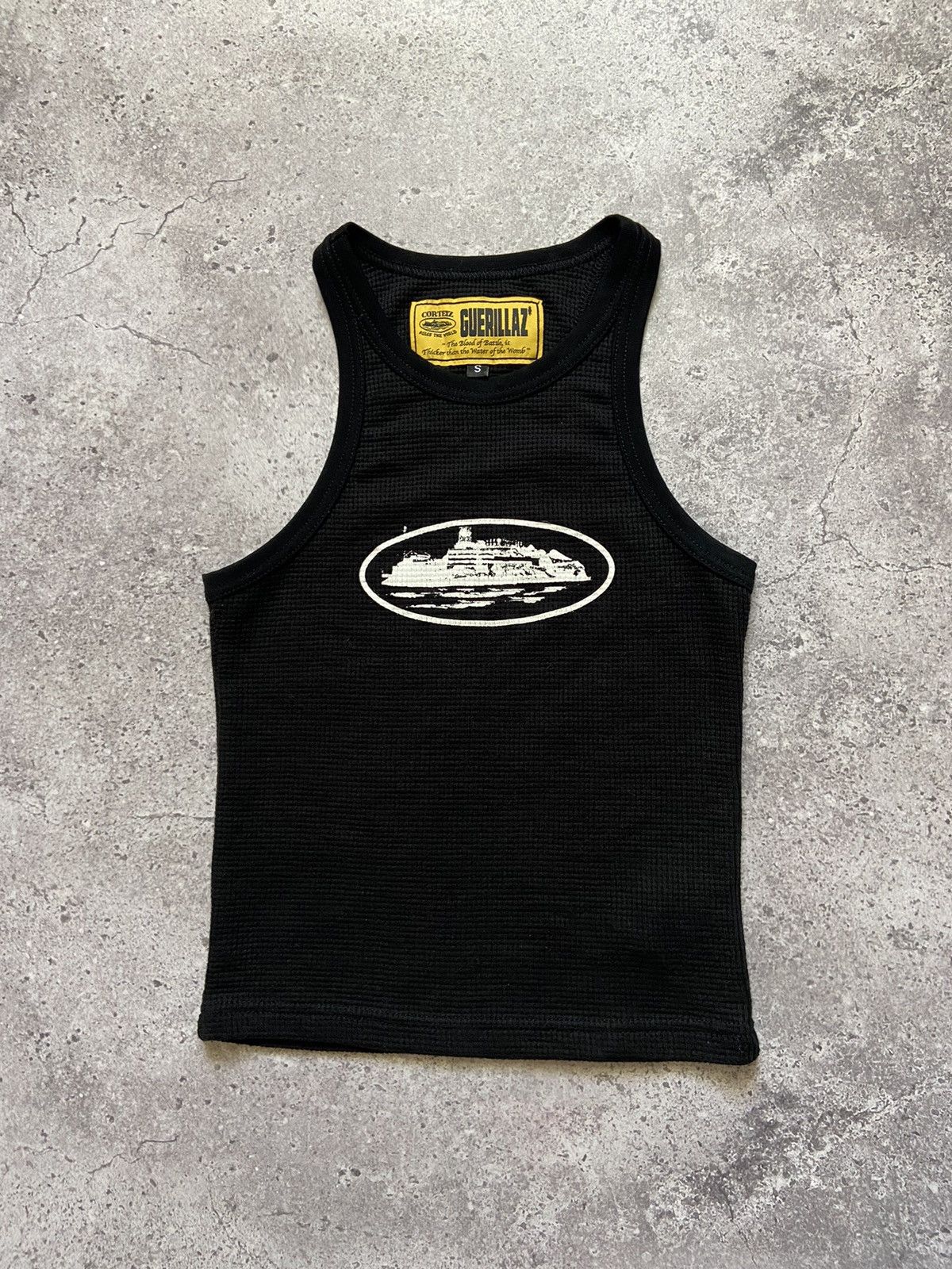 Corteiz Alcatraz Tank Top in Black Size S / US 4 / IT 40 - 1 Thumbnail