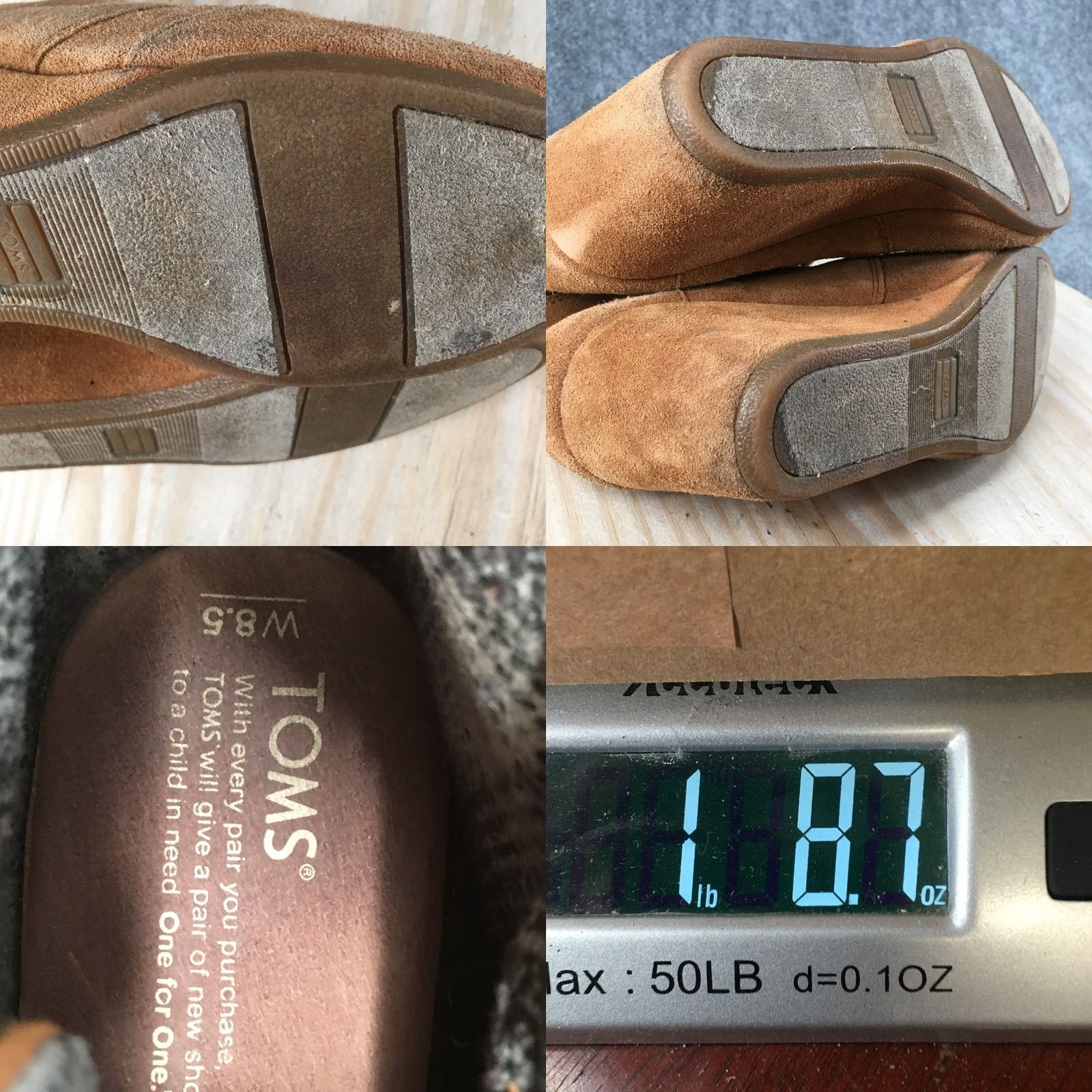 Toms TOMS Boots Womens 8.5 Desert Wedge Ankle Bootie Brown Suede Lace Up Casual Shoes Size US 9 / IT 39 - 9 Thumbnail