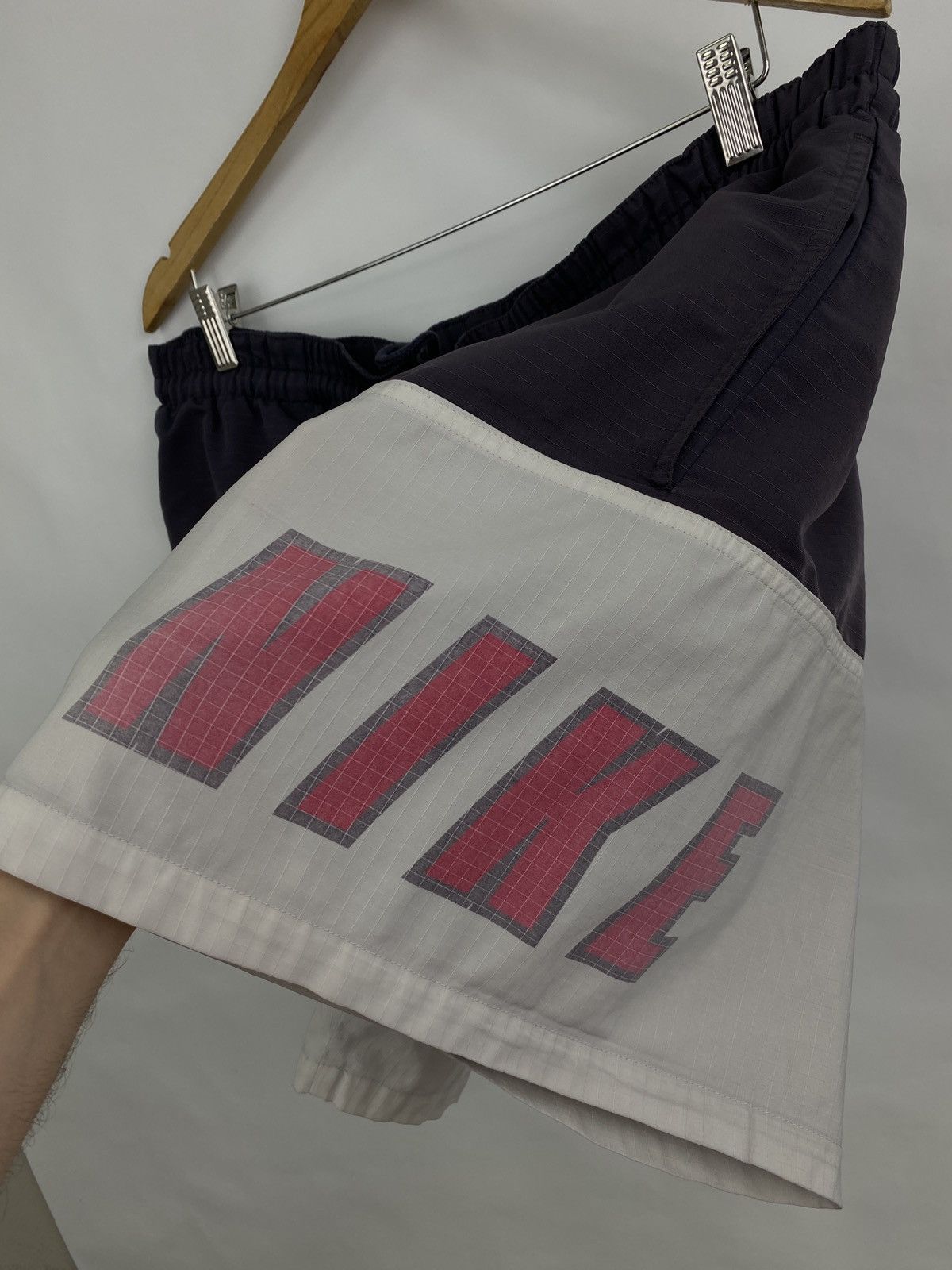 Nike 🇺🇸 Vintage 90s Nike Nylon Shorts Rare Retro Size US 36 / EU 52 - 3 Thumbnail
