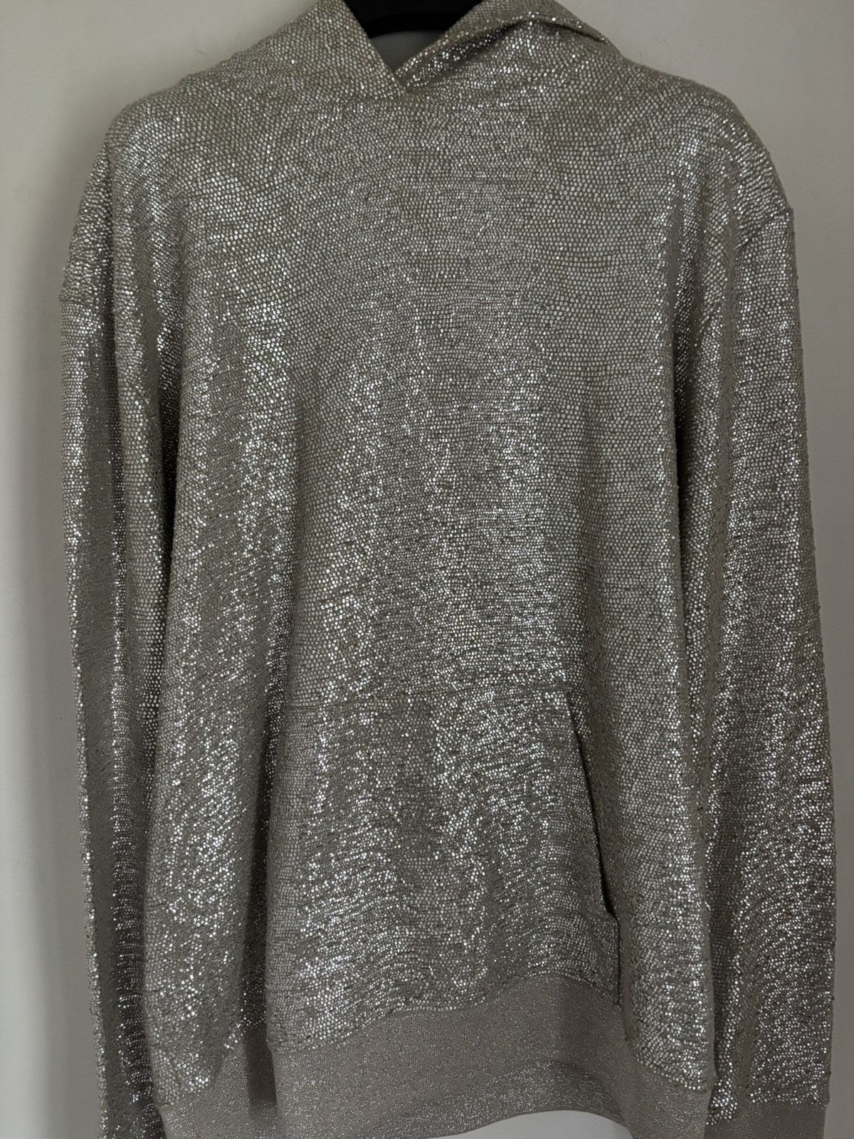 Saint Laurent Paris Saint Laurent SS19 Crystal Embellished Hoodie Size US S / EU 44-46 / 1 - 3 Thumbnail