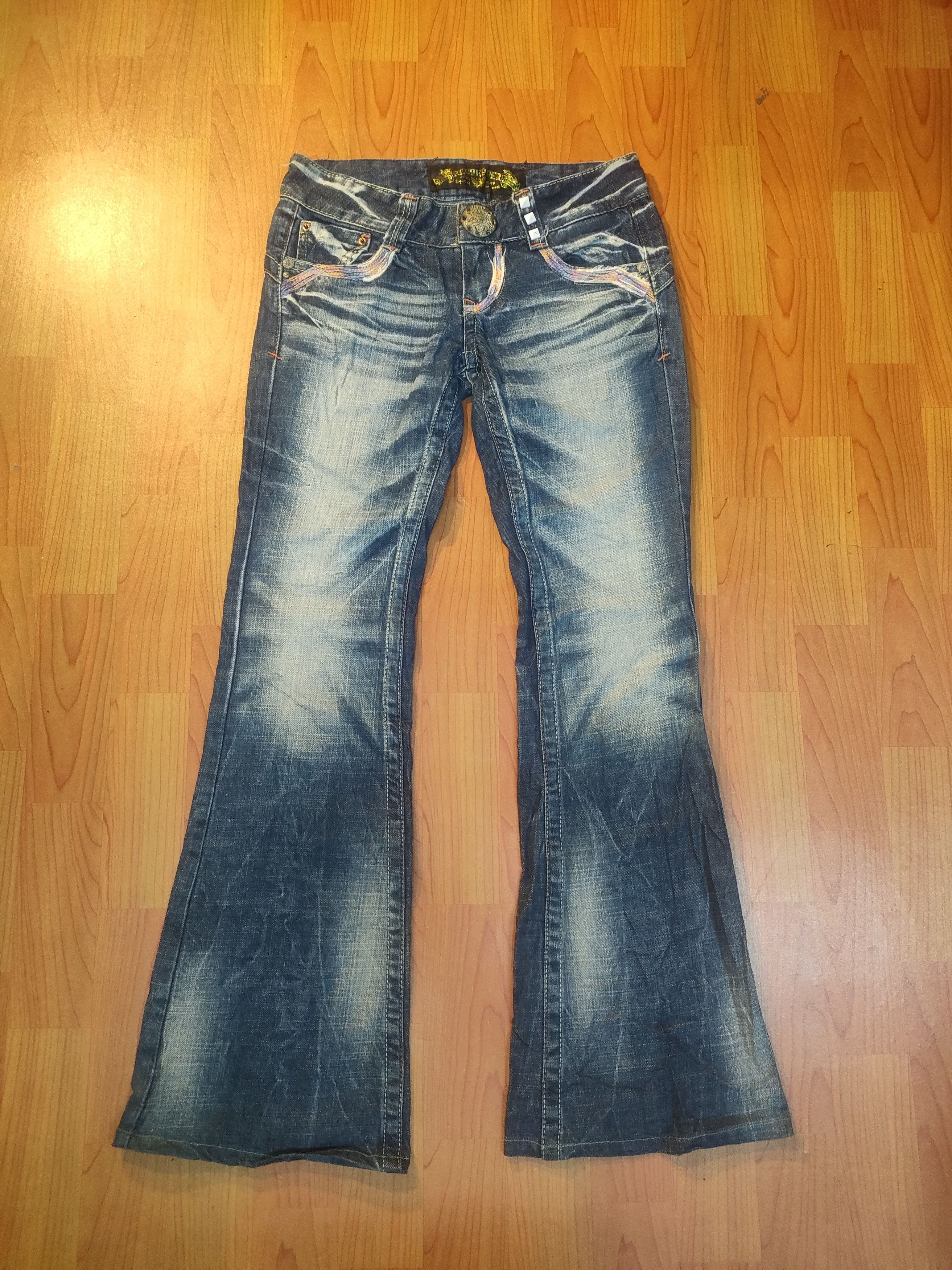 If Six Was Nine × Japanese Brand Flare🔥🔥Red Pepper Jeans Size US 29 - 1 Thumbnail