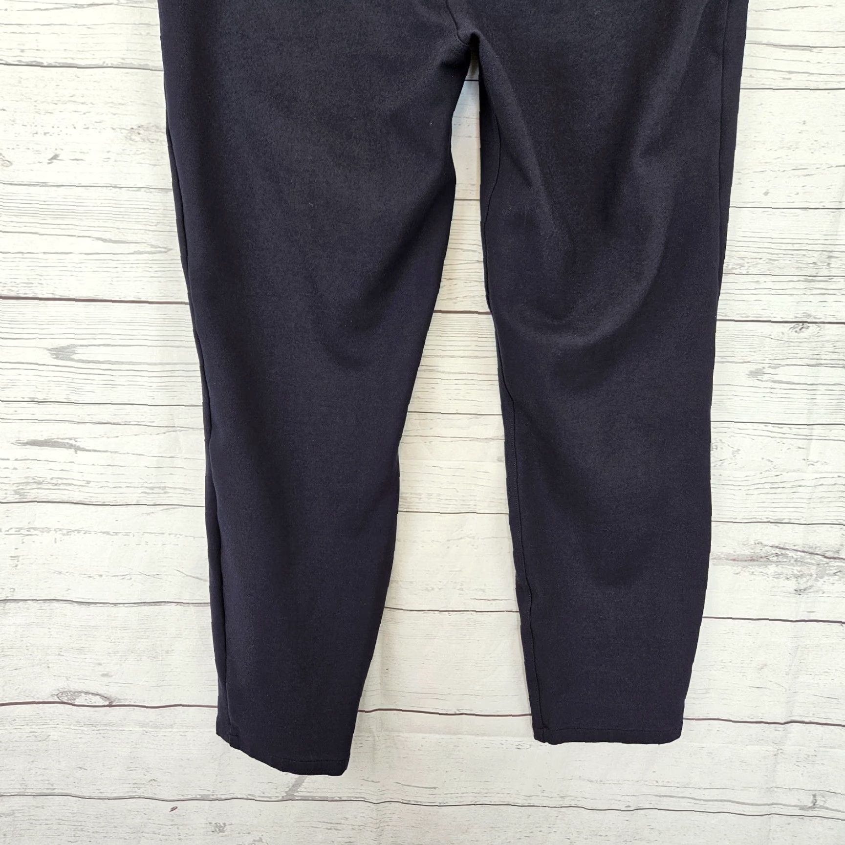 Spanx Spanx Womens Cropped Pants XL Blue Pull On High Rise Knit Ponte Cropped Pant Womens Size 40" / US 18 - 5 Thumbnail