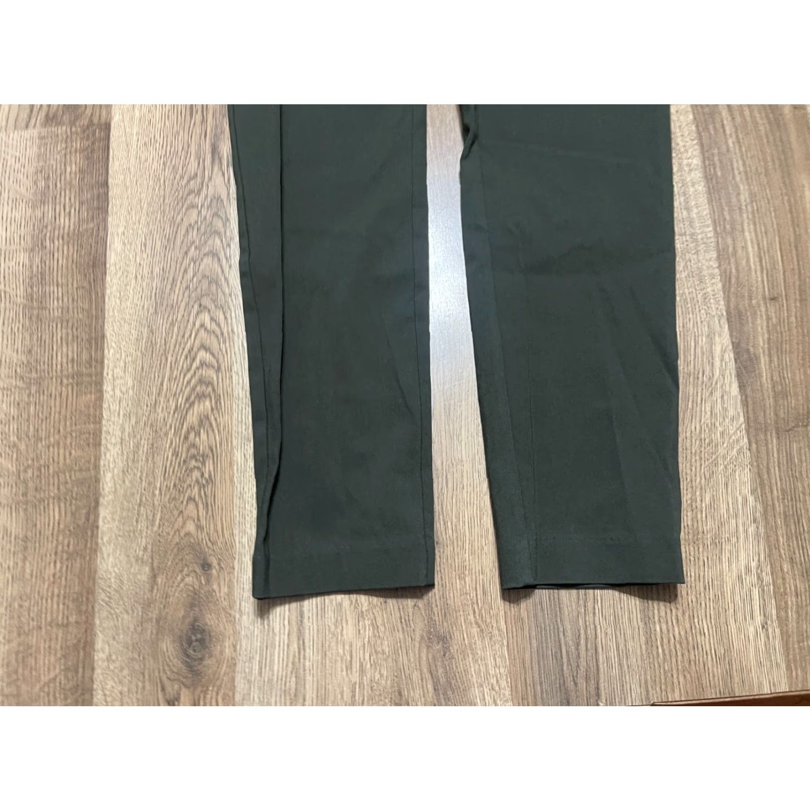 Vintage Adrienne Vittadini Pants Ladies Women's Size 8 Green Chino Flat Front Straight Inseam 28 in Regular Size 30" / US 8 / IT 44 - 3 Thumbnail