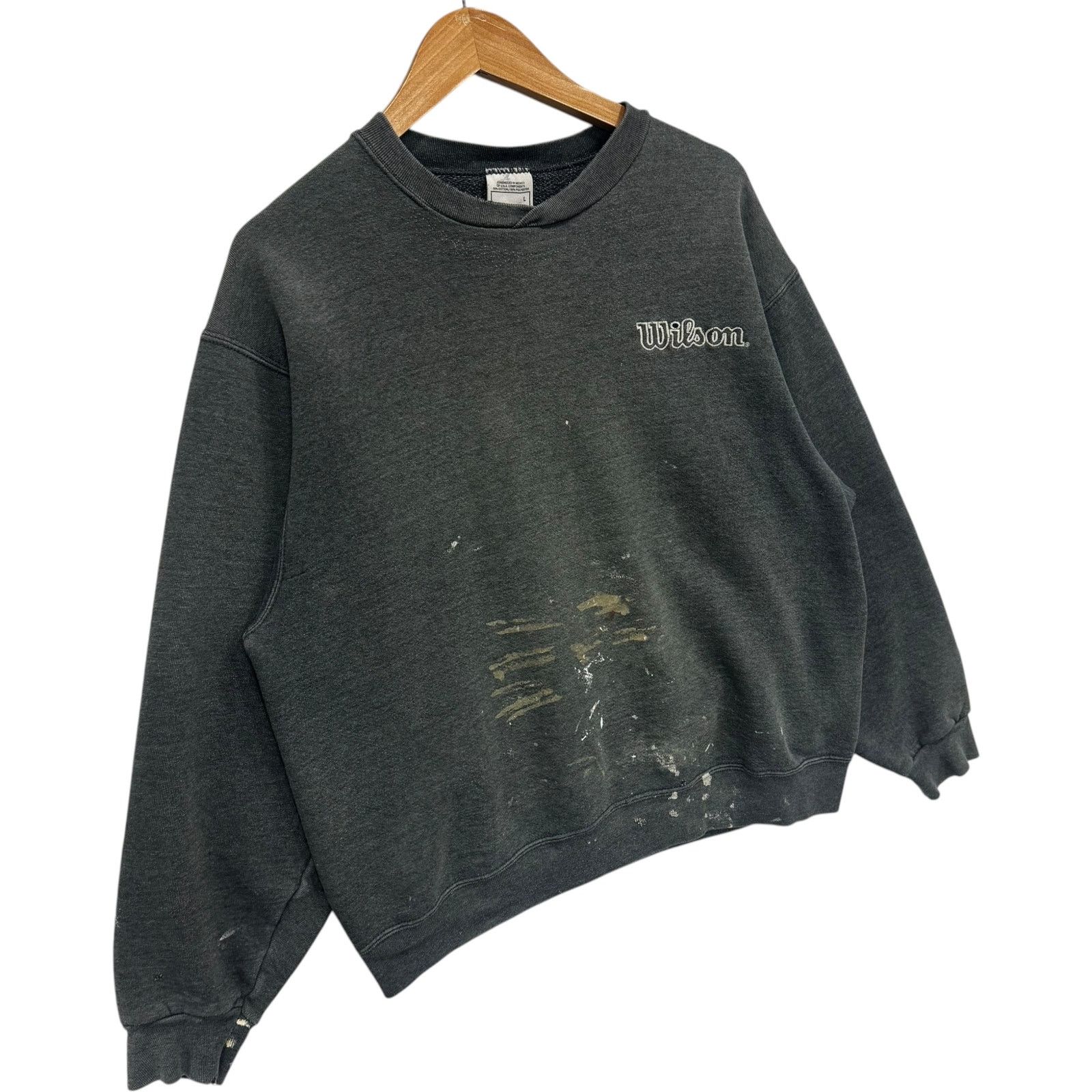 Wilson Vintage Wilson Embroidered Mini Logo Crewneck Large Size US L / EU 52-54 / 3 - 4 Thumbnail
