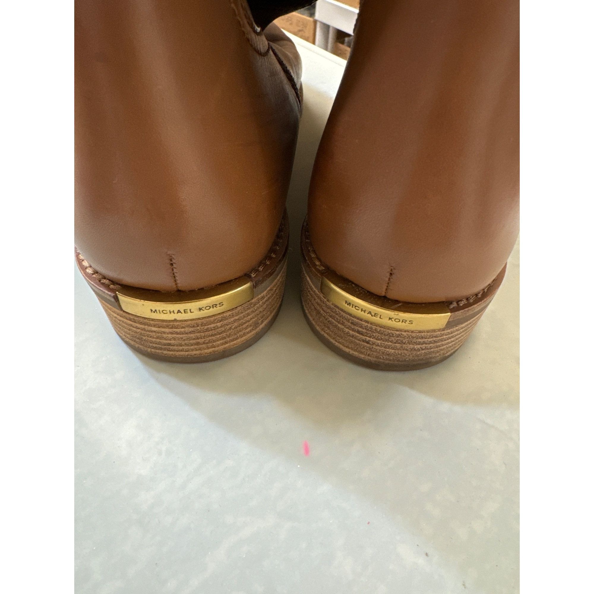 Michael Kors Michael Kors women’s over knee brown studded leather boots s Size US 10 / IT 40 - 16 Thumbnail