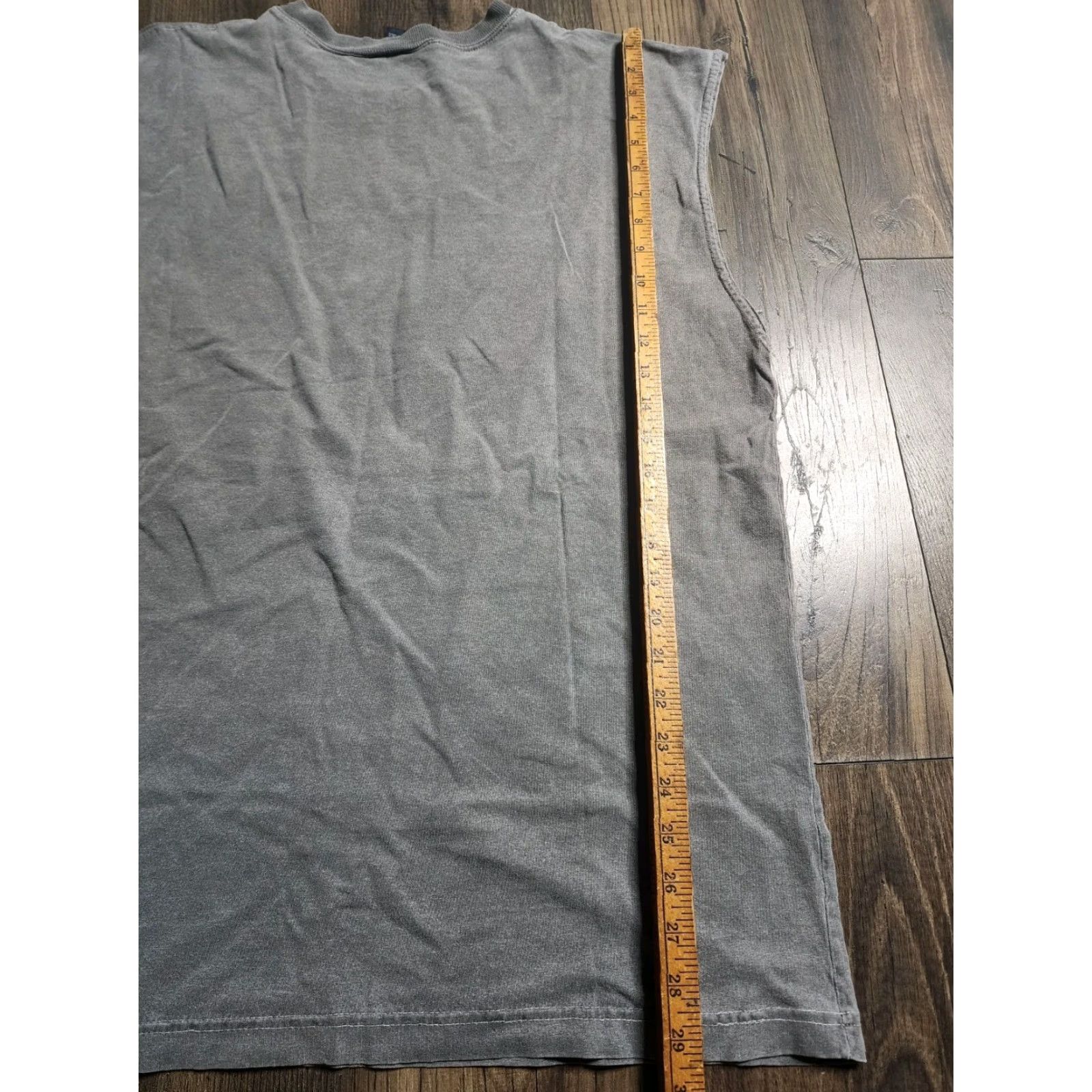 Vintage VINTAGE Wiseguys T-Shirt Mens L Gray Embroidered Sleeveless St Marteen Travel Souvenir Crew Neck Graphic Print Logo 90s? Size US L / EU 52-54 / 3 - 3 Thumbnail