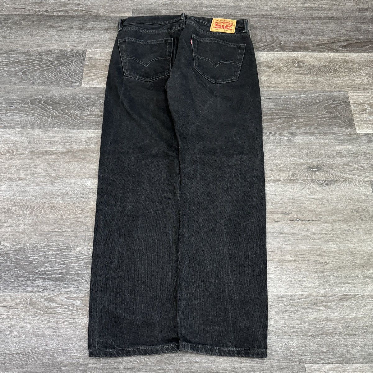Levi's × Vintage Essential Vintage y2k Levi’s 505 black wide leg jeans Size US 33 - 1 Thumbnail