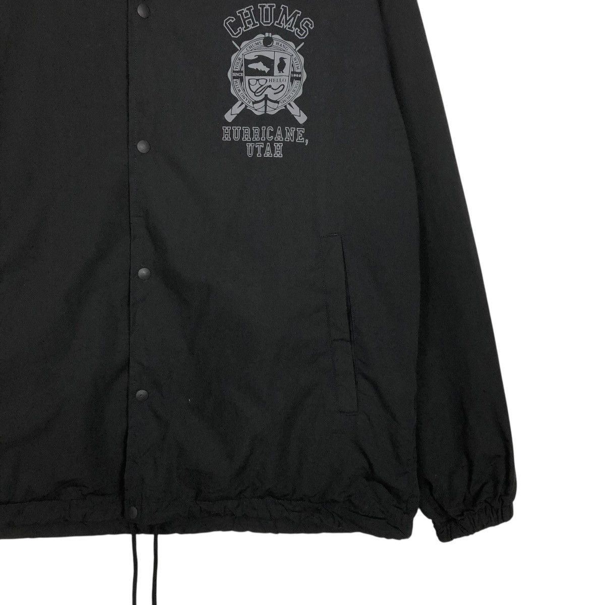 🔥VINTAGE LIGHT JACKET CHUMS BIG LOGO ISSEY MIYAKE