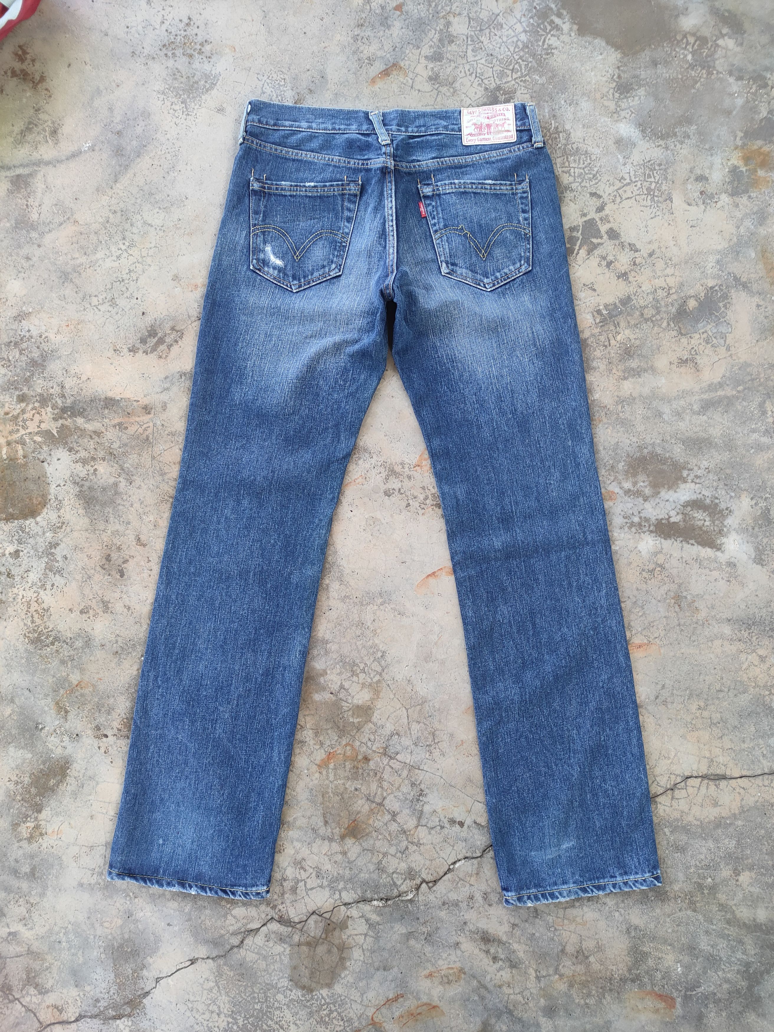 Levi's Vintage Clothing W32 VINTAGE LEVI'S 502 FADED RIPPED JEANS DENIM PANTS Size US 32 / EU 48 - 10 Thumbnail