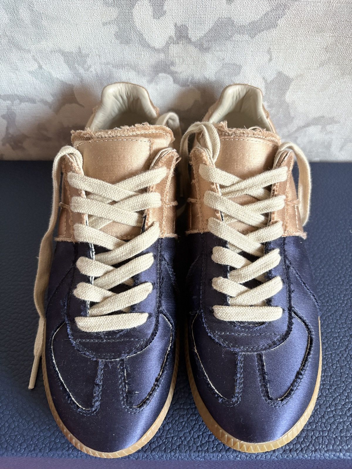 Maison Margiela Maison Margiela GAT sneakers Gold and Blue Size US 6 / IT 36 - 4 Thumbnail