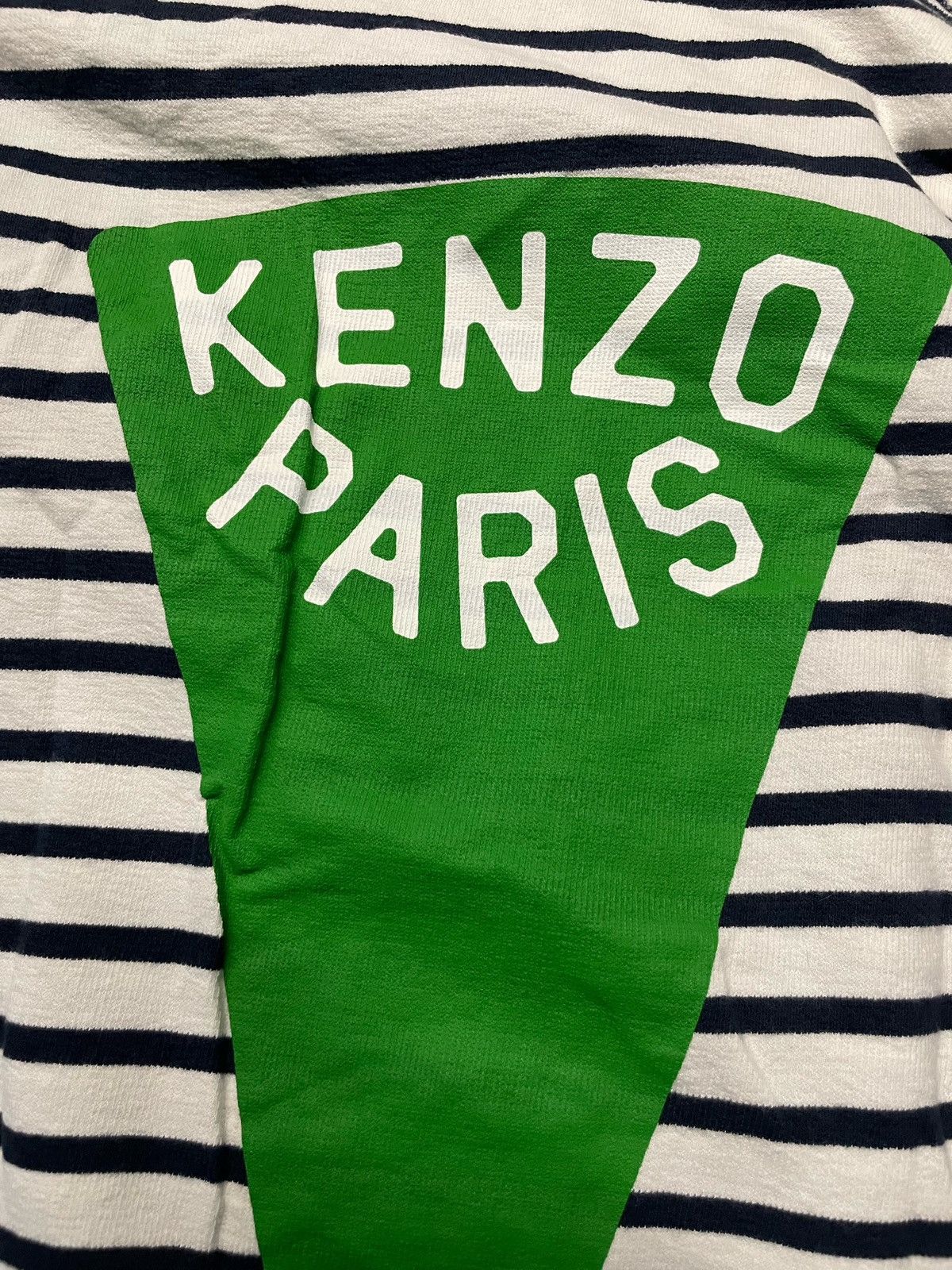 Kenzo Kenzo SS23 Striped Small Logo Short-Sleeves Tee Size US S / EU 44-46 / 1 - 12 Thumbnail