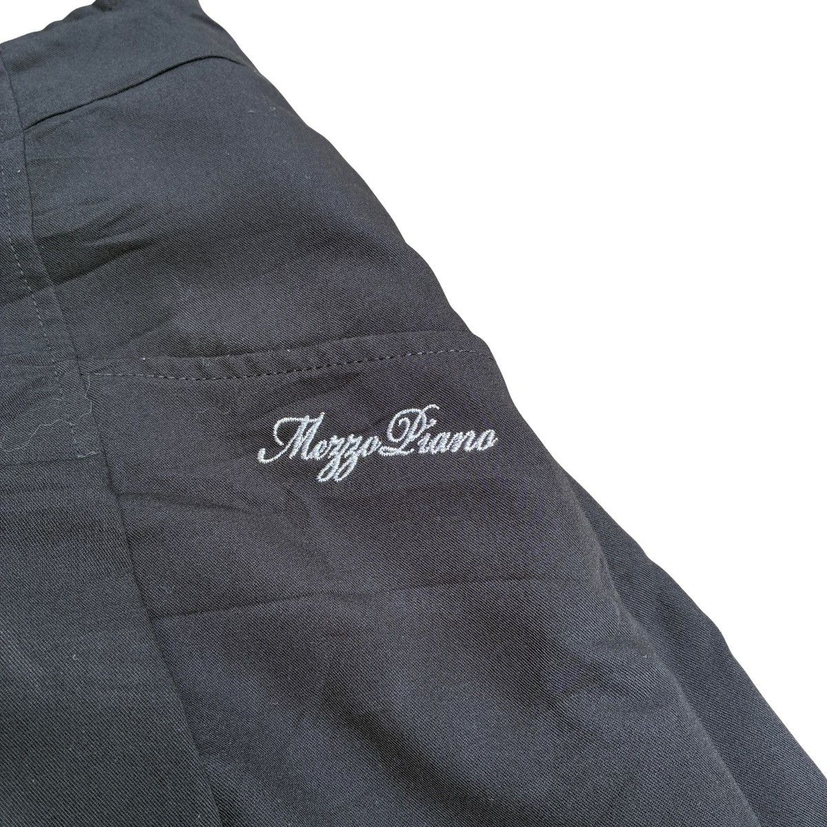 Japanese Brand Mezzo Piano Junior Cute Skirt Culottes Black Pearl Button Size 24" / US 00 / IT 34 - 8 Thumbnail