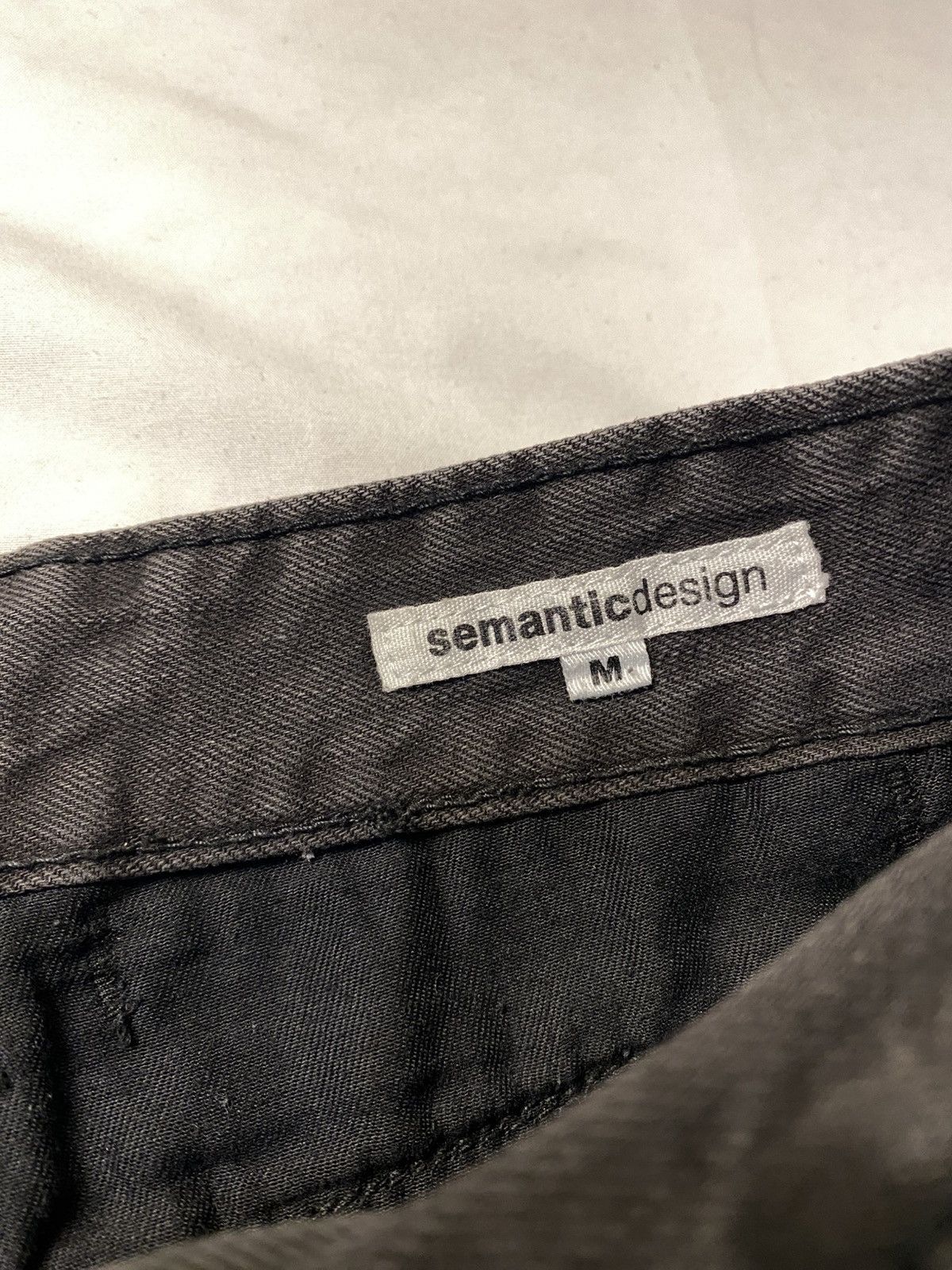 Japanese Brand Semantic Design Multi Zip Punk Bondage Slim Fit Denim Size US 29 - 11 Thumbnail