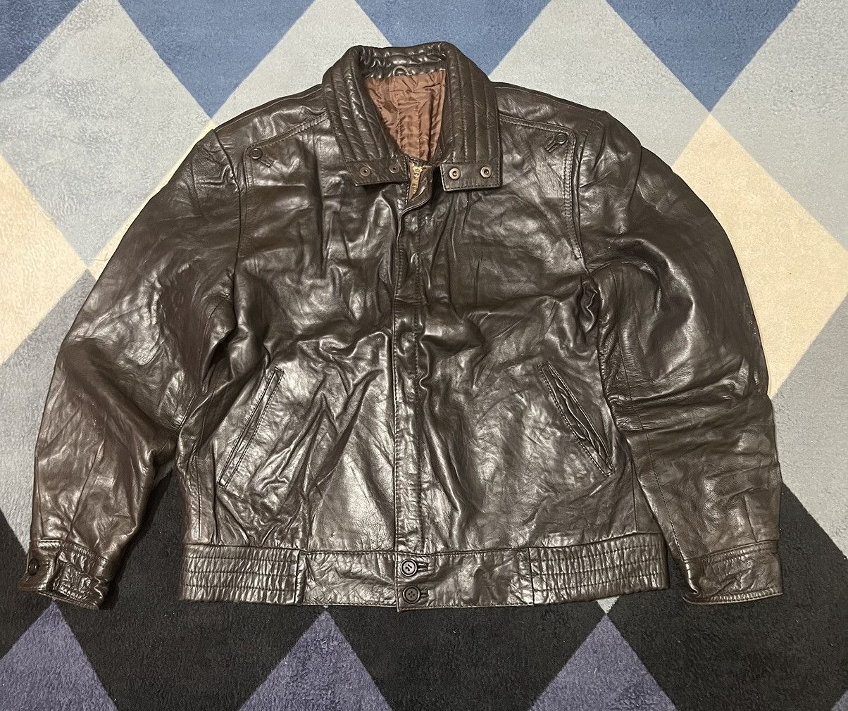 Vintage VINTAGE BELGIO LEATHER JACKET JAPAN Size US M / EU 48-50 / 2 - 1 Thumbnail