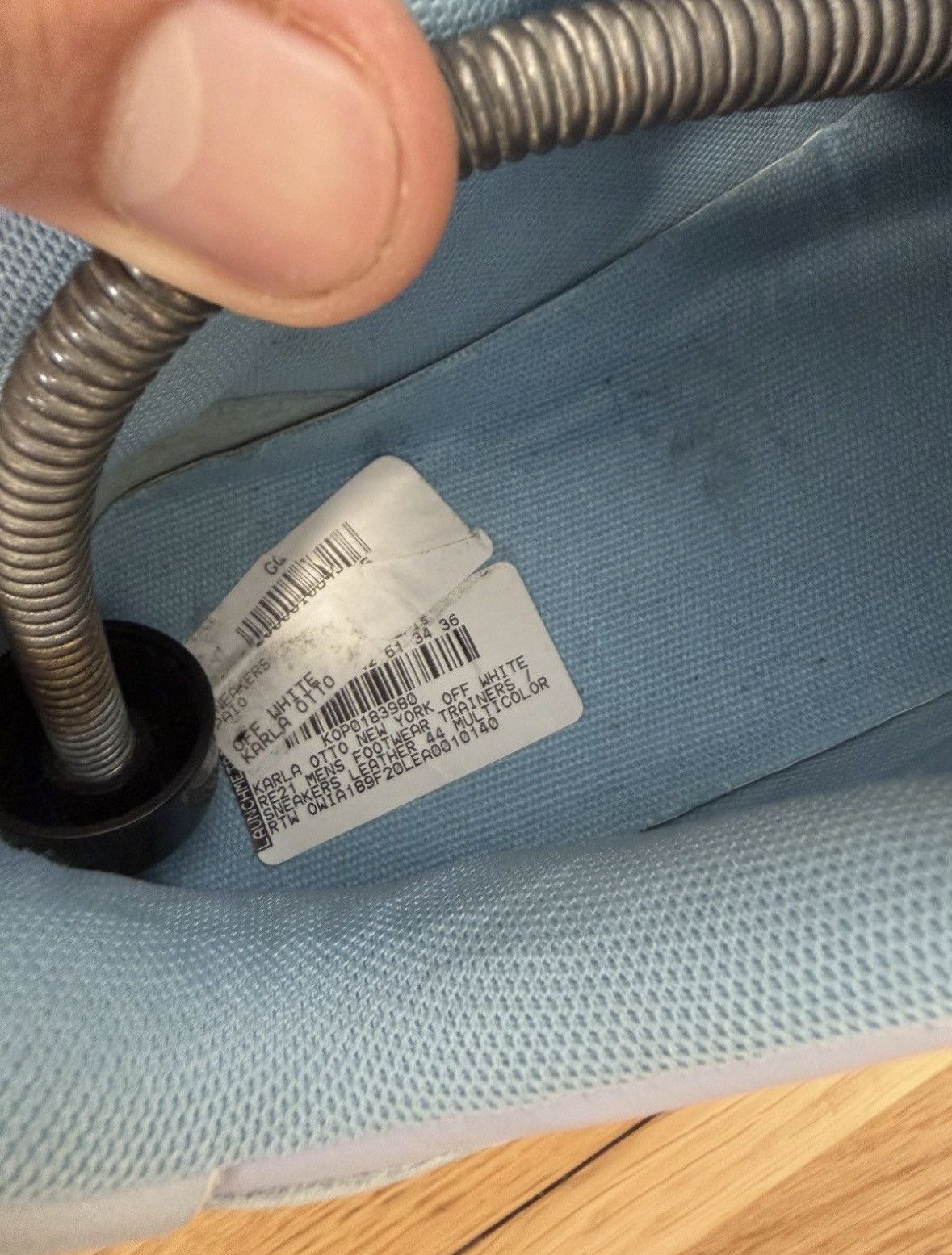 Off-White Off White Out of Office Low 'Light Blue' | SOLID CONDITION Size US 10.5 / EU 43-44 - 10 Thumbnail