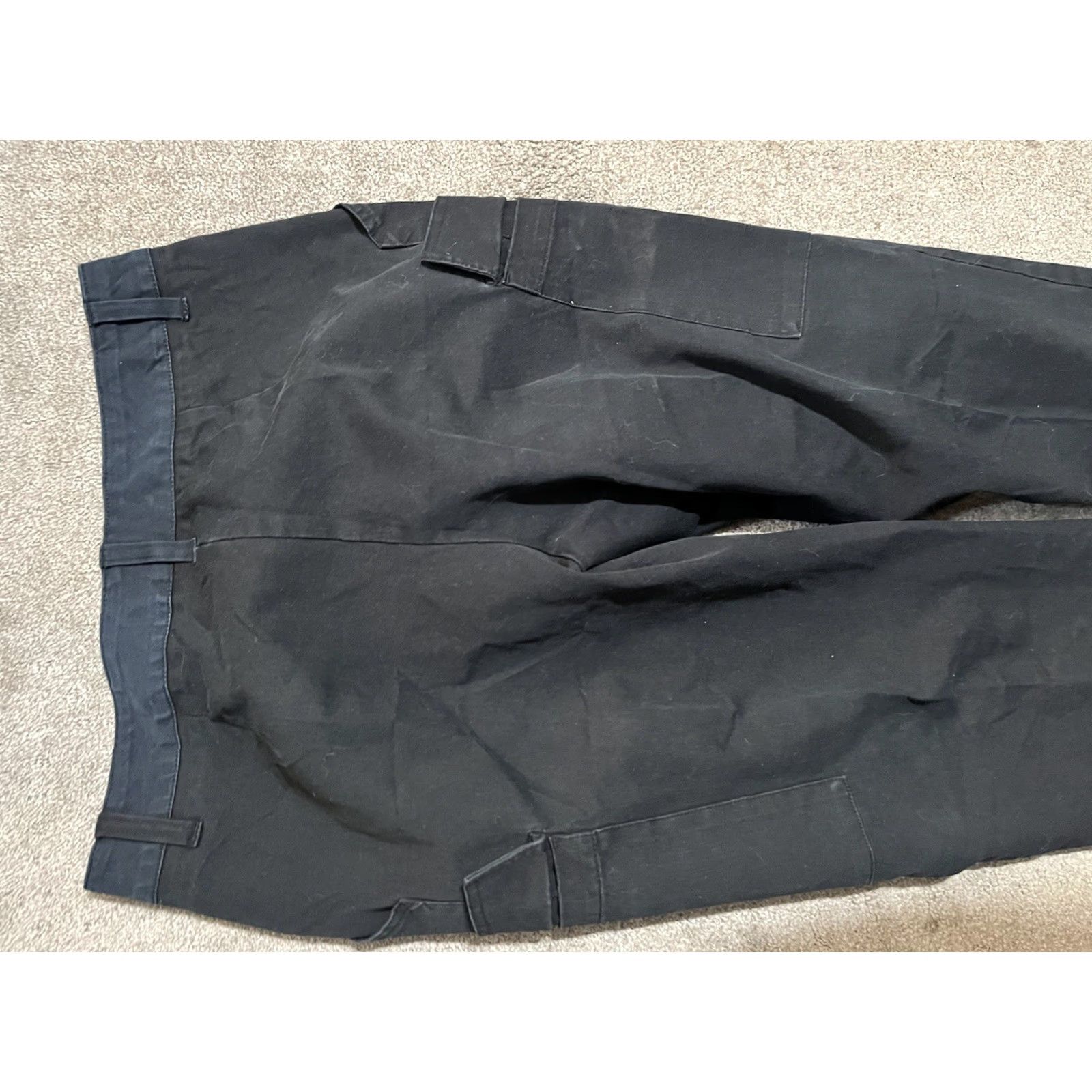 Gloria Vanderbilt Gloria Vanderbilt Women's Black Cargo Pants 10 Size 32" / US 10 / IT 46 - 4 Thumbnail