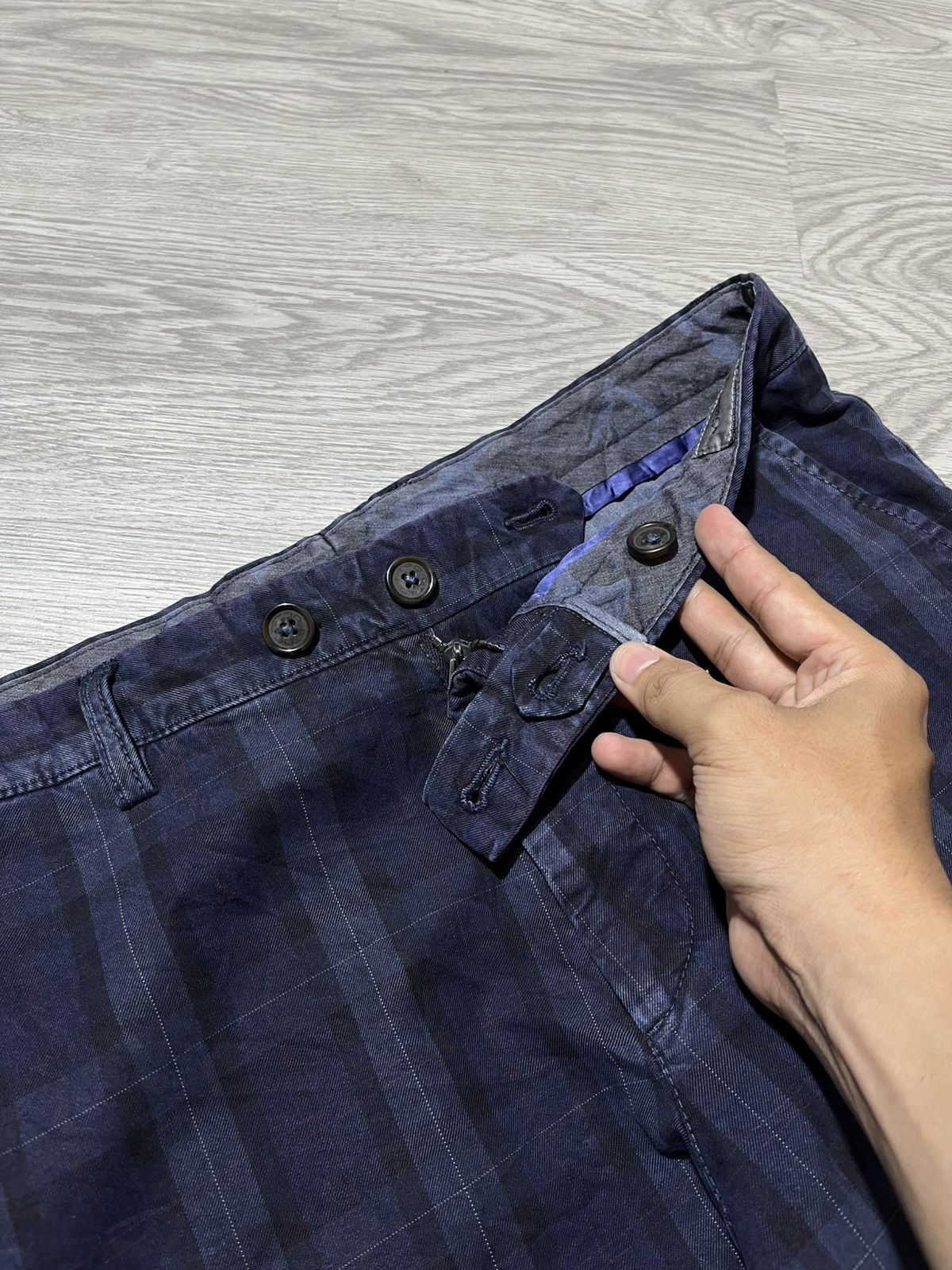 Etro 🇮🇹 Etro Made In Italy Casual Tartan Plaid Pants Luxury Size US 30 / EU 46 - 8 Thumbnail