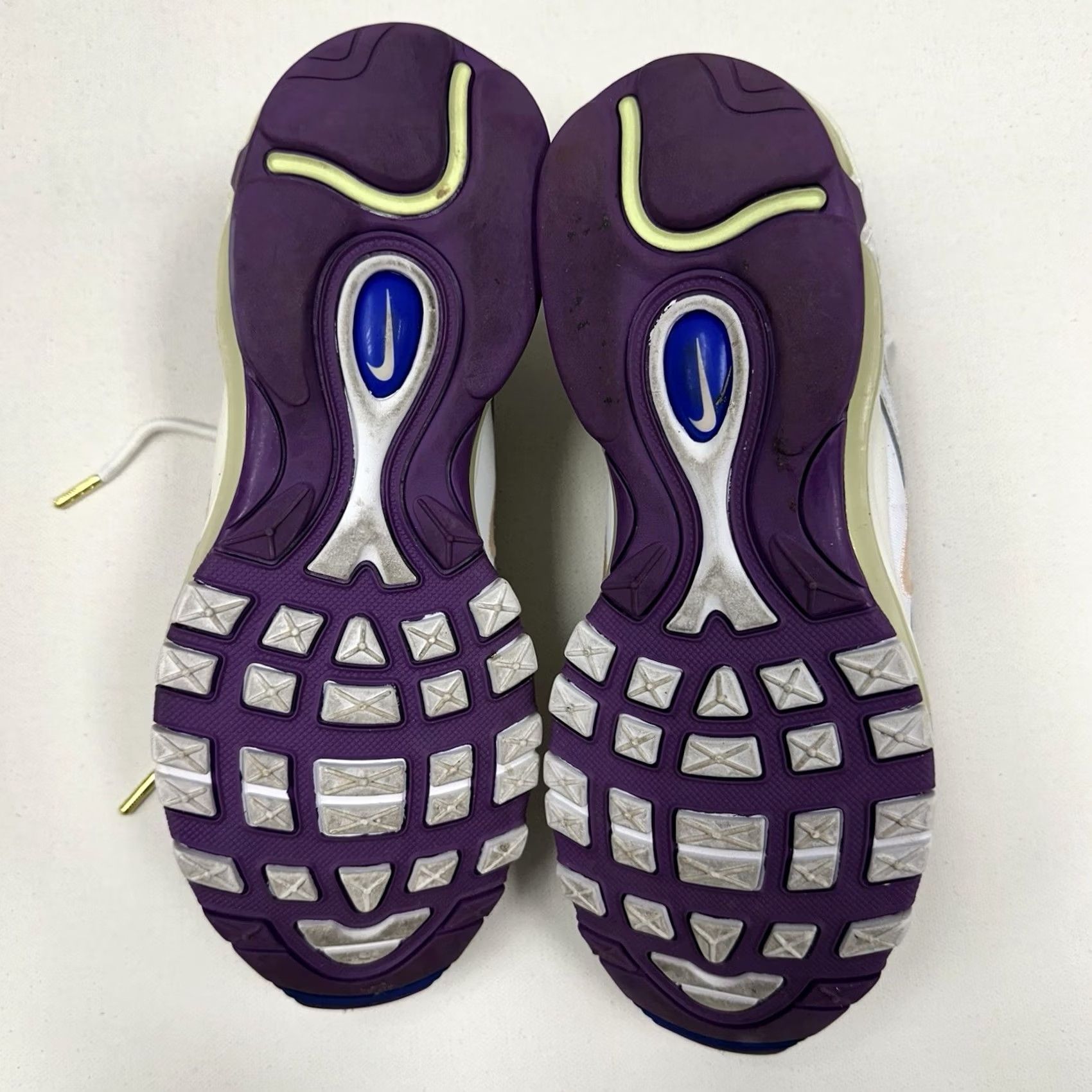 Nike VINTAGE Nike Air Max 97 SE Easter Iridescent Rainbow CW2456-100 Women 7.5 White Rainbow Easter Nike Air Max 97 SE Womens Size US 8 / IT 38 - 6 Thumbnail
