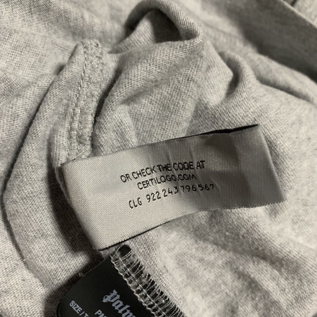 Palm Angels Palm Angels Small Classic Logo Grey Tee Size US S / EU 44-46 / 1 - 9 Thumbnail