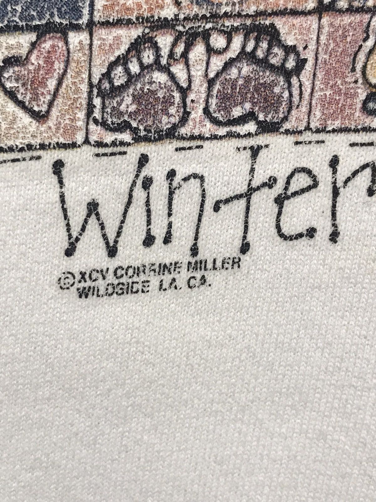 Fruit Of The Loom × Vintage Vintage Art Season Winter Sweatshirt Size US L / EU 52-54 / 3 - 4 Thumbnail