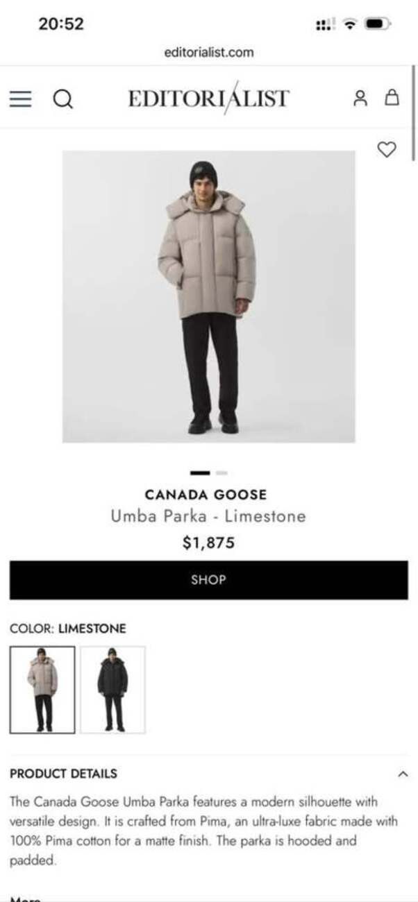Canada Goose Canada Goose Umba Down Parka Men's L Size US L / EU 52-54 / 3 - 2 Thumbnail