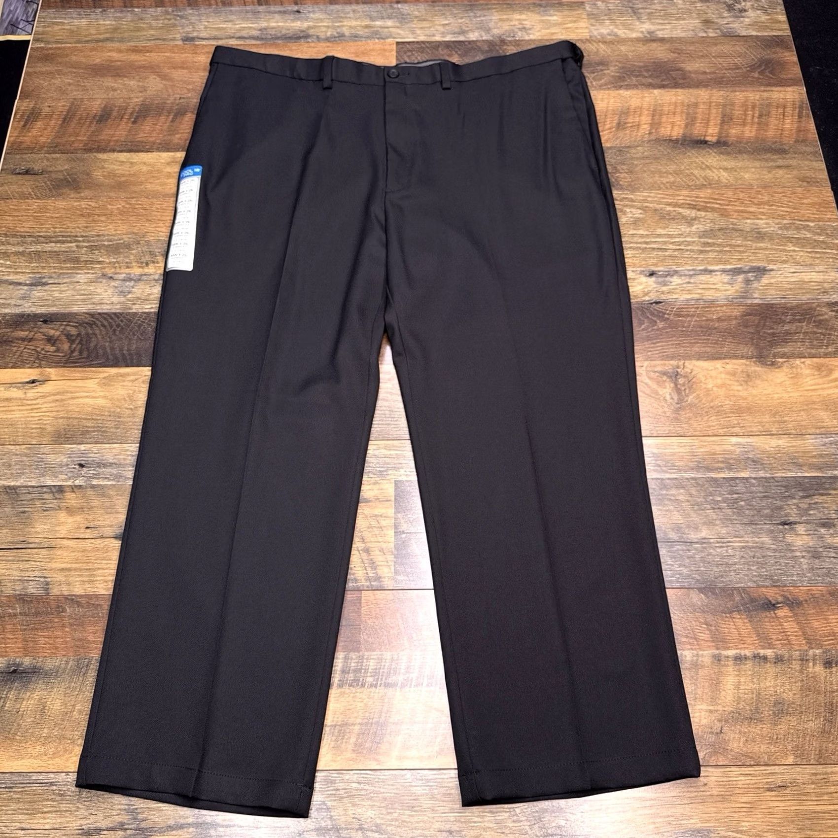 Haggar Haggar Cool 18 ProbPants Pants 44x29 Black New Waist Expandable Gripper Shirt Size US XXL / EU 58 / 5 - 2 Thumbnail