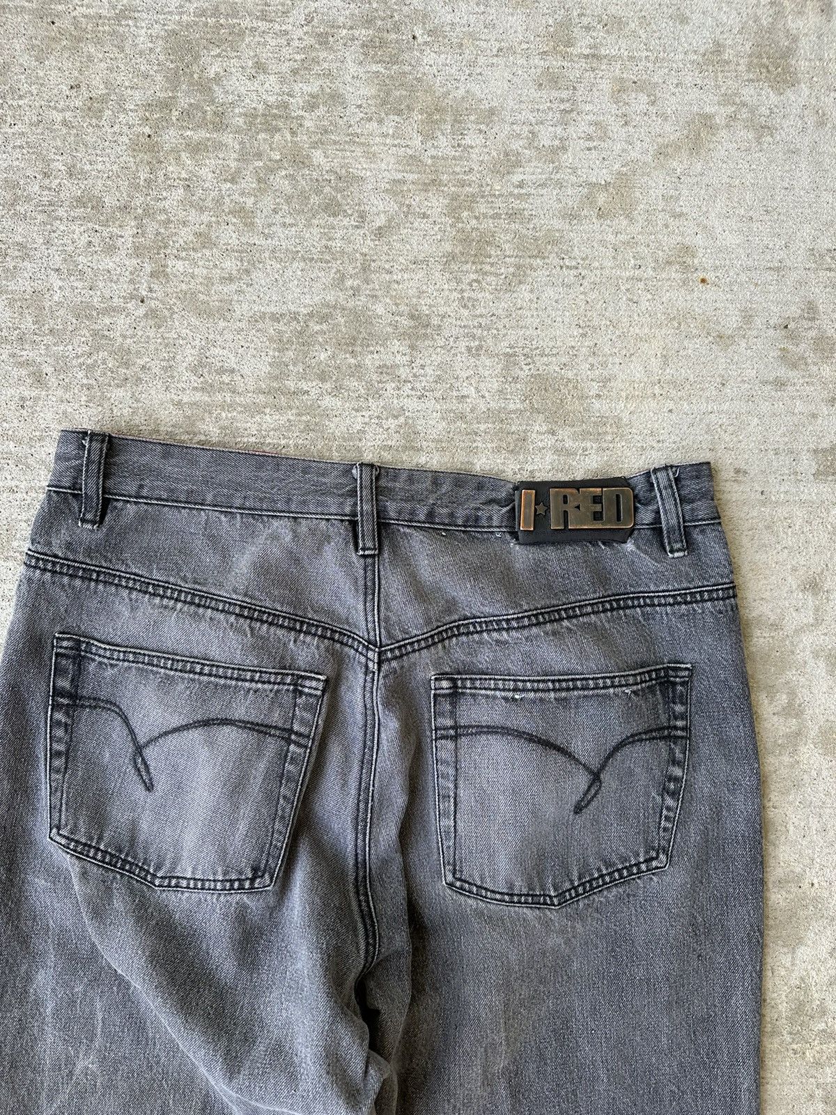 Indigo Vintage Baggy Faded Denim Jeans Size US 36 / EU 52 - 9 Thumbnail