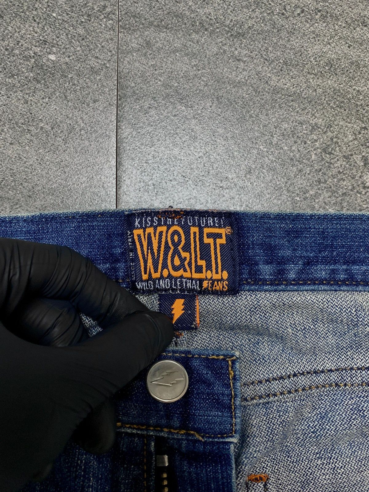 Walter Van Beirendonck FREE TAX! 2003 W&LT Reconstructed Bootcut Denim Jeans Size US 32 / EU 48 - 11 Thumbnail