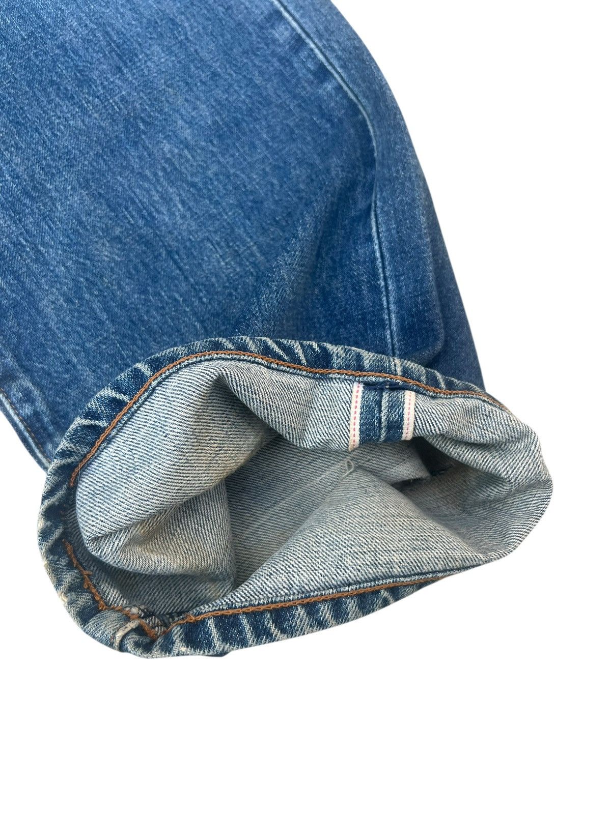 Levi's 90s Levi’s 503B XX Big E Distress Denim Selvedge Jeans Size US 32 / EU 48 - 14 Thumbnail