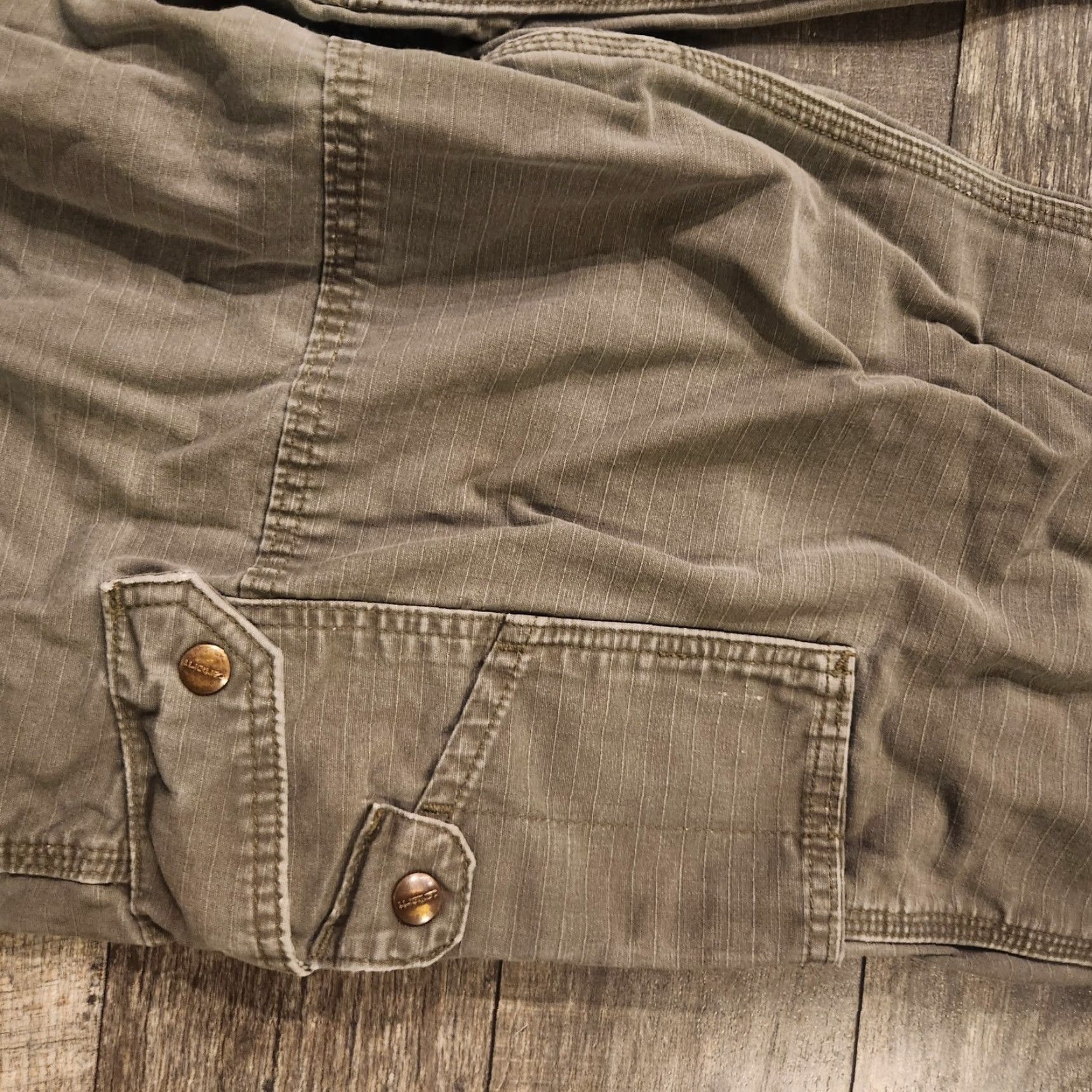 Carhartt Carhartt Pants Mens 42x32 Canvas Cargo Relaxed Ripstop Double Knee Carpenter Pants Mens 42x32 Gray Cotton Cargo Workwear USA Outdoor Size US 42 / EU 58 - 5 Thumbnail